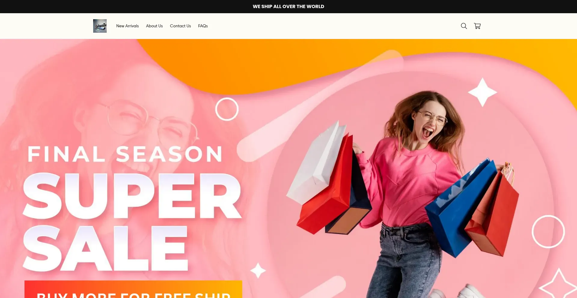 Website screenshot of Bigshopsusa.com