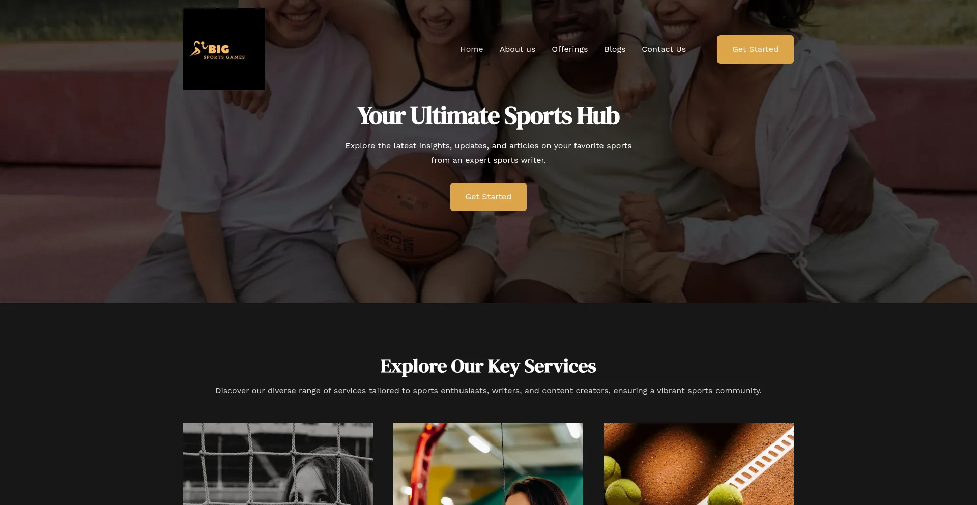 Bigsportsgames.com Screenshot