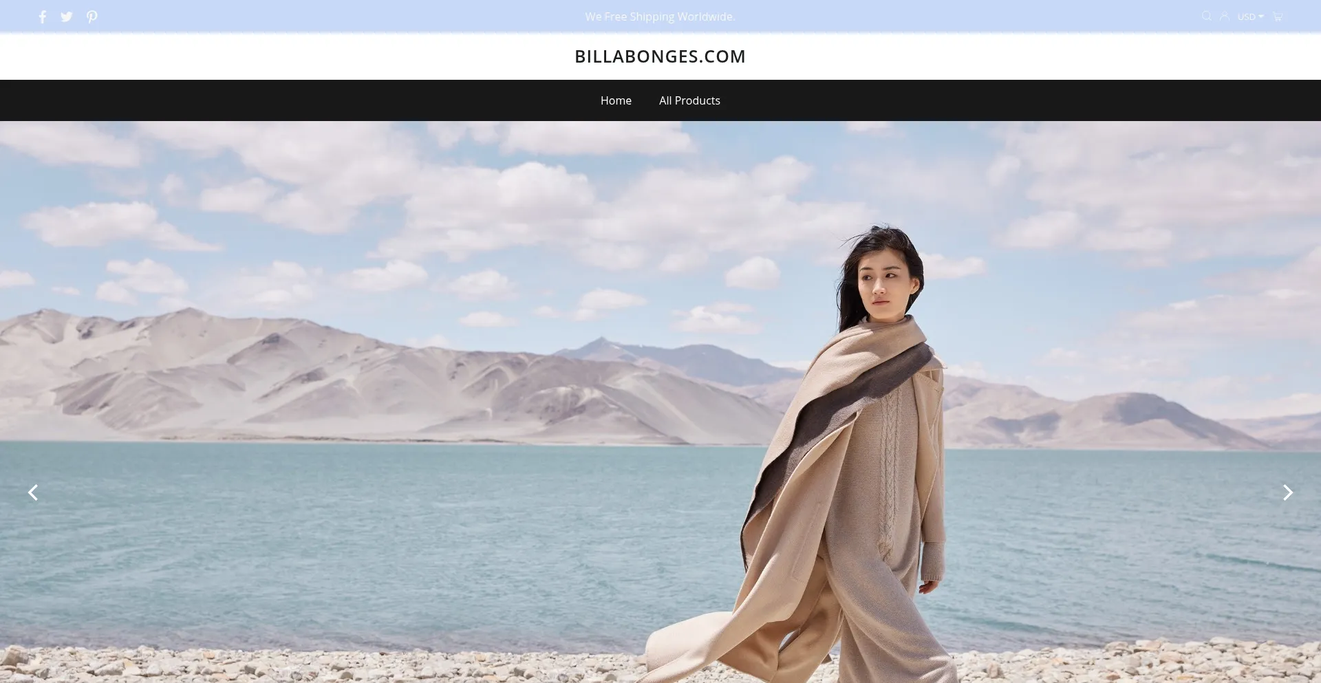 Website screenshot of Billabonges.com