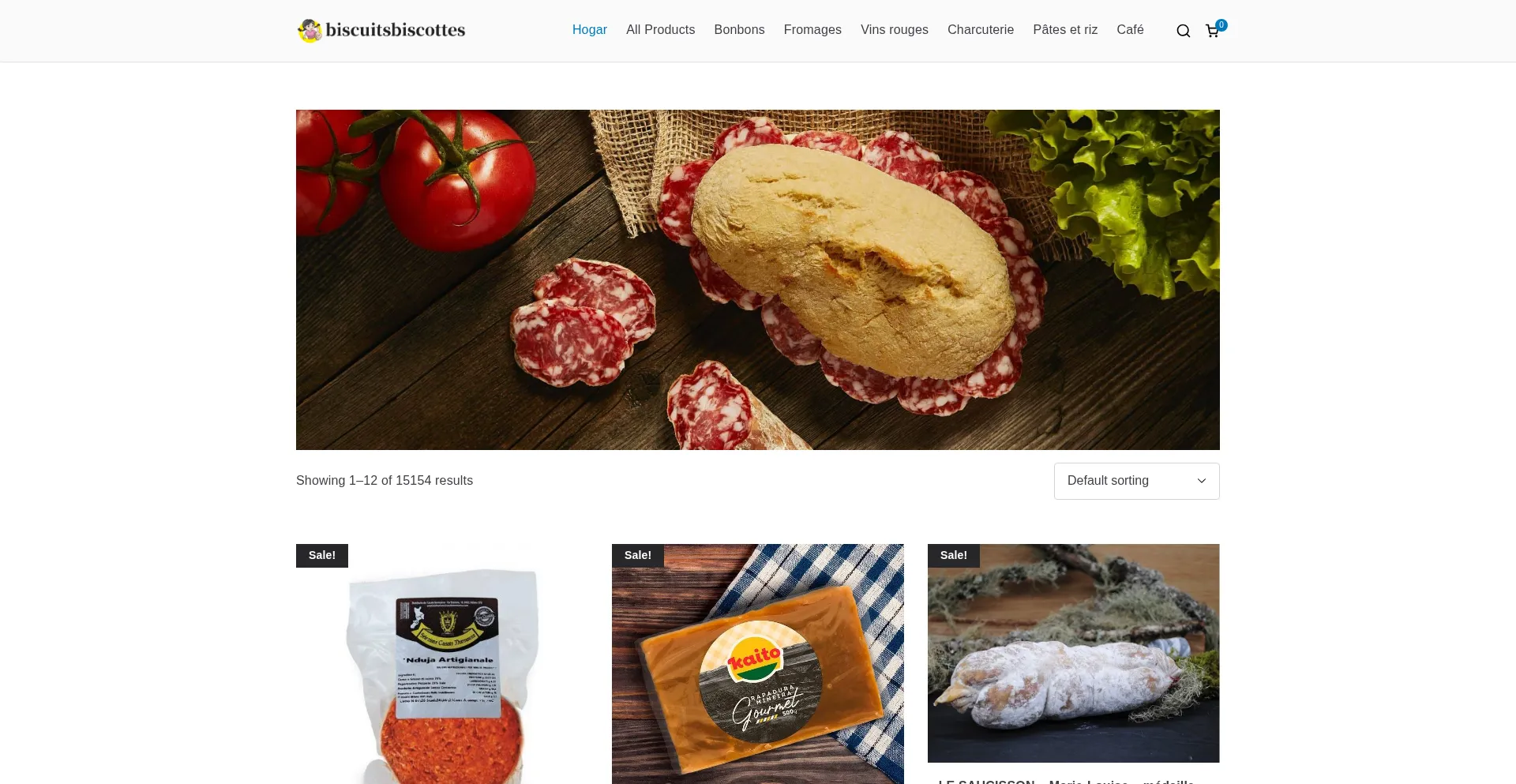 Website screenshot of Biscuitsbiscottes.com