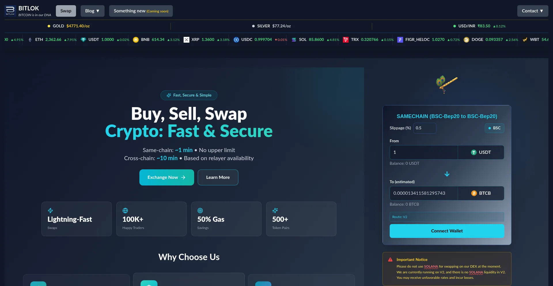 Bitlokswap.com