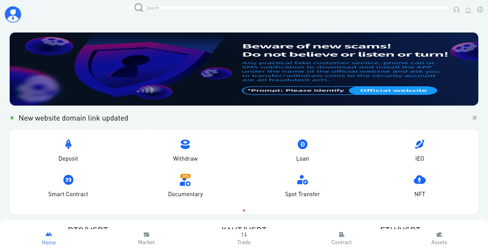 Bittradexes.com Screenshot