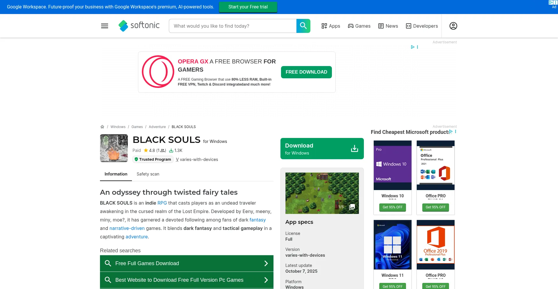 Black-souls.en.softonic.com