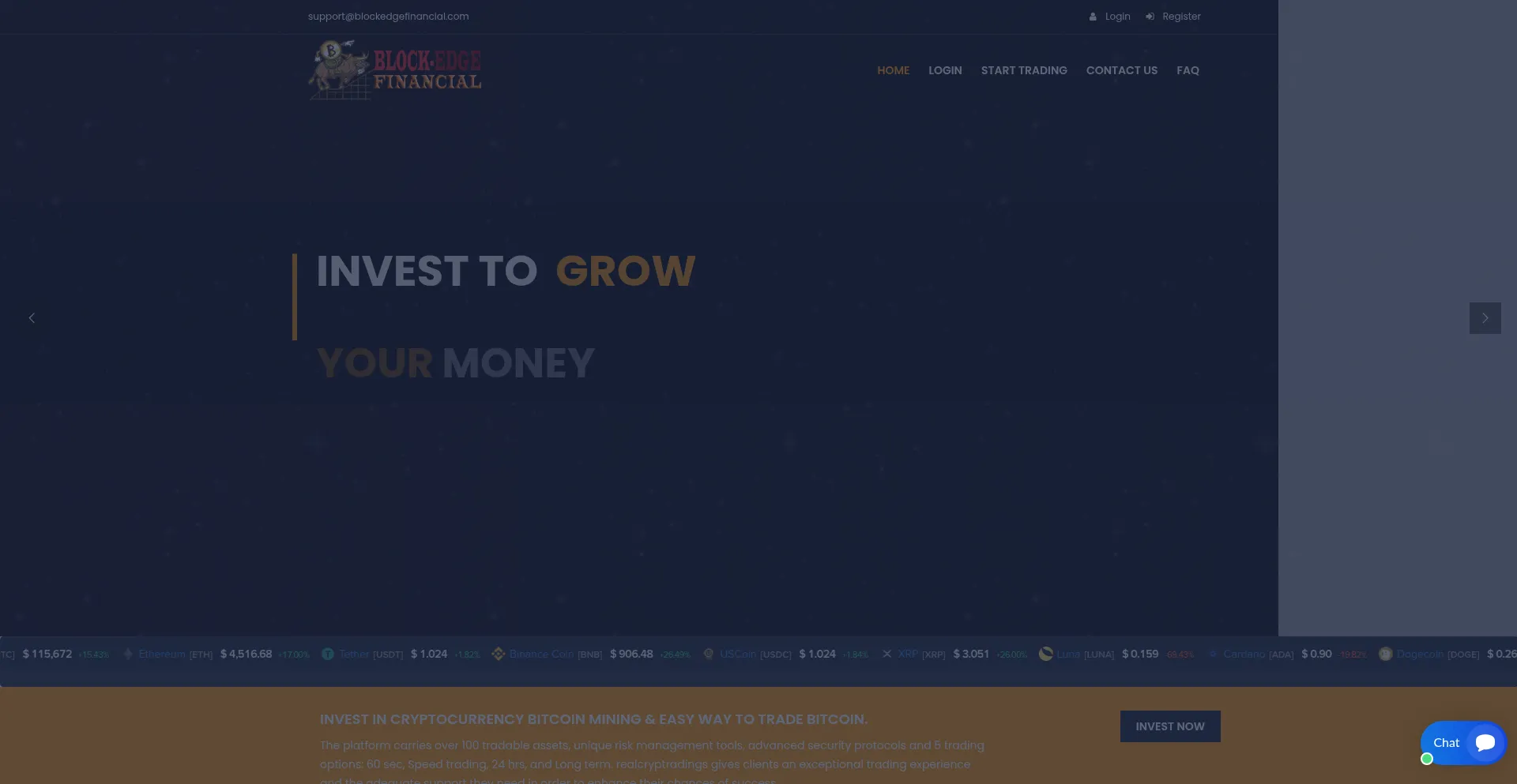 Blockedgefinancial.com est-il Sûr et Fiable ?