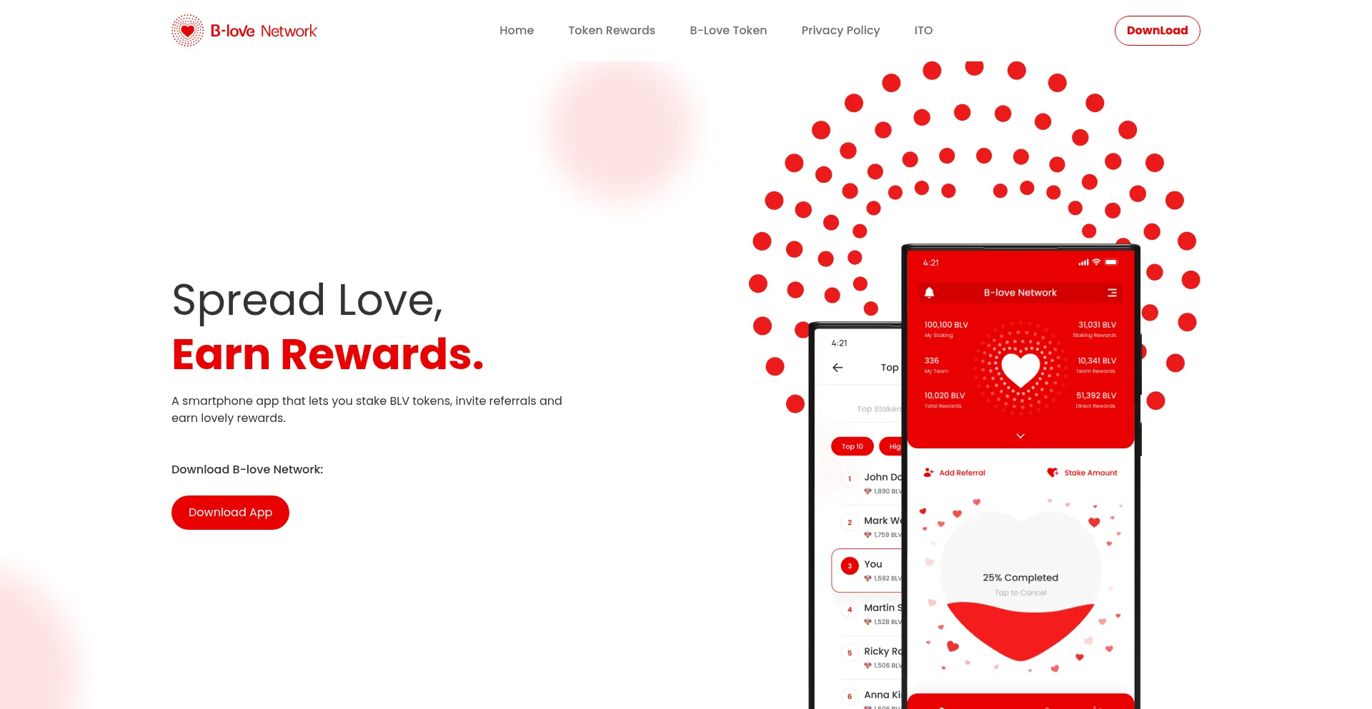 Blove.network Screenshot