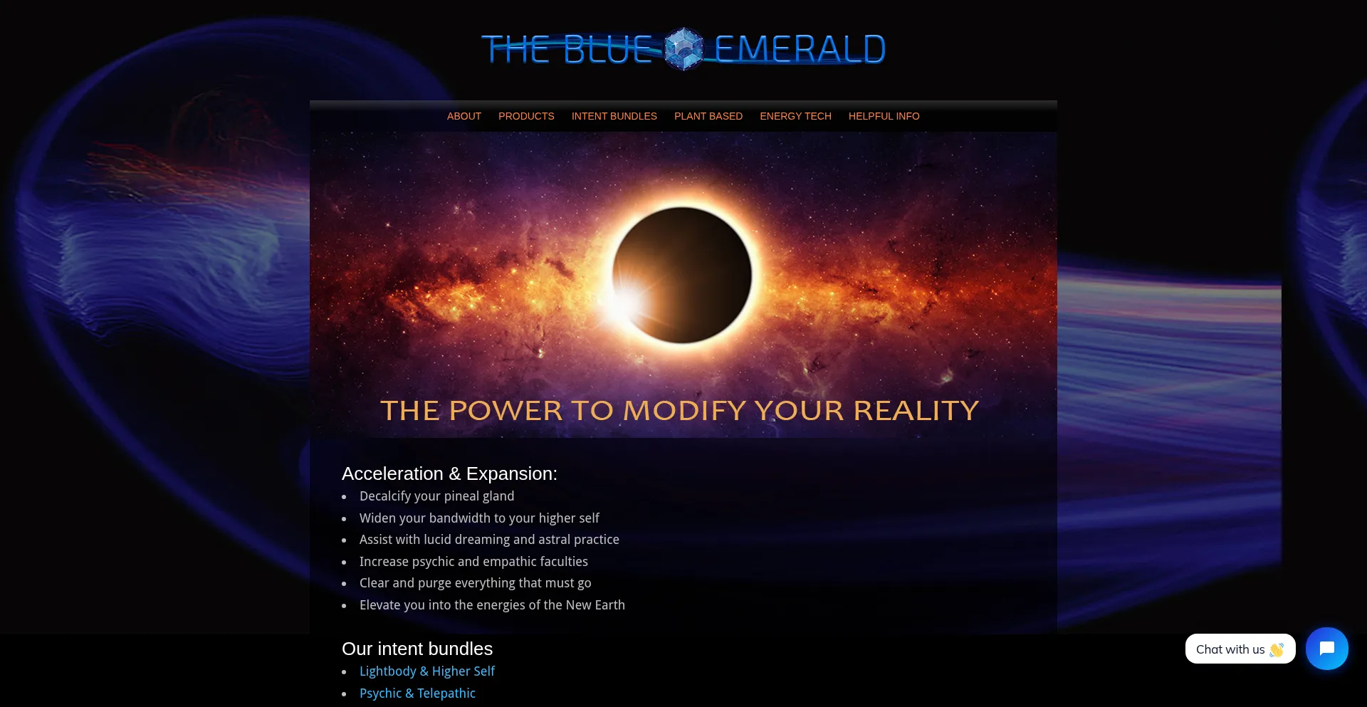Blueemeraldalchemy.com Screenshot