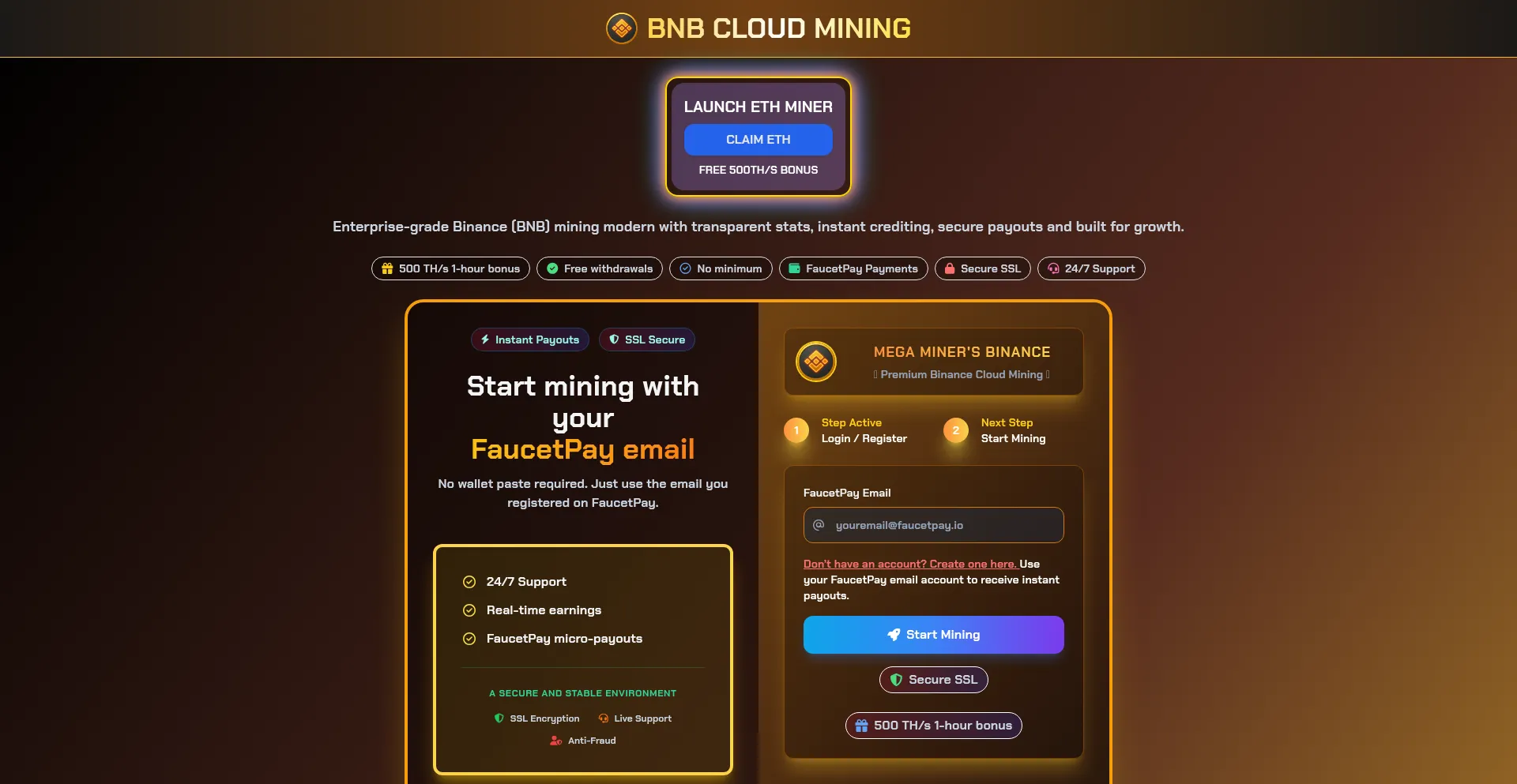 Bnb.megaminergroup.shop est-il Sûr et Fiable ?