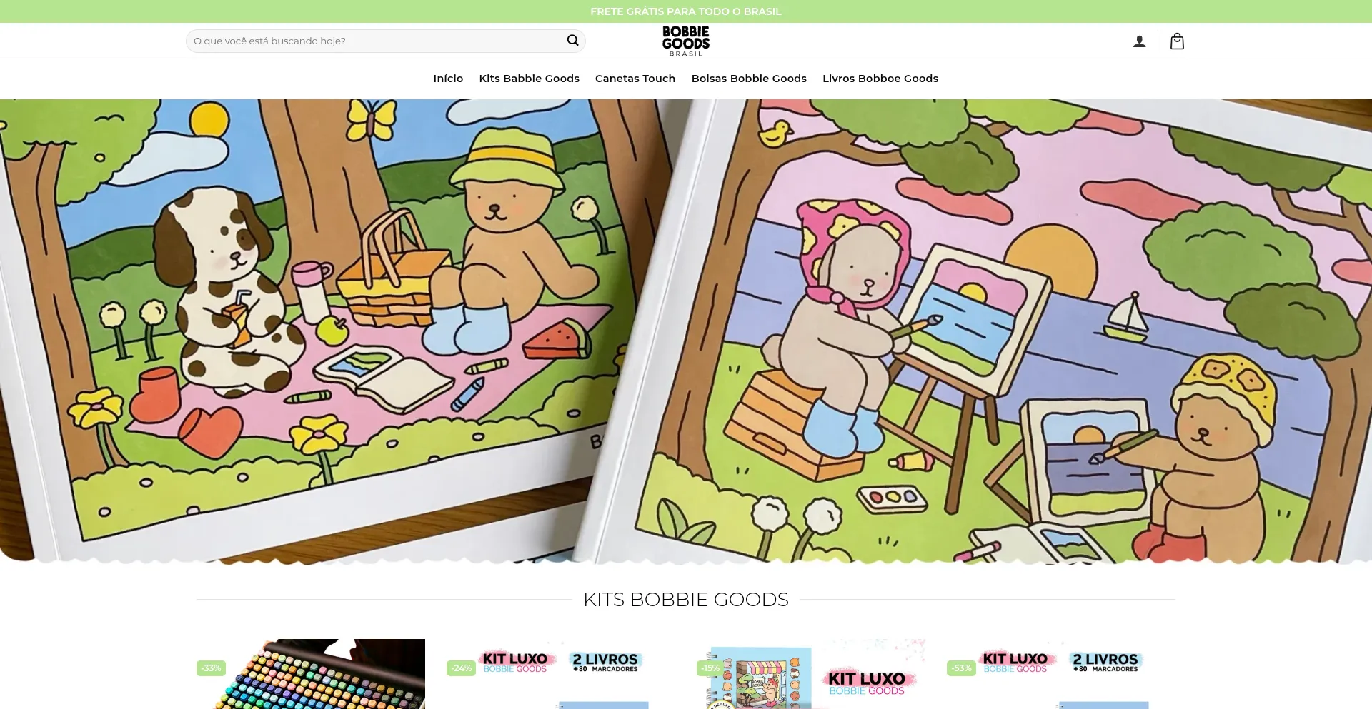 Website screenshot of Bobbiebrazil.com