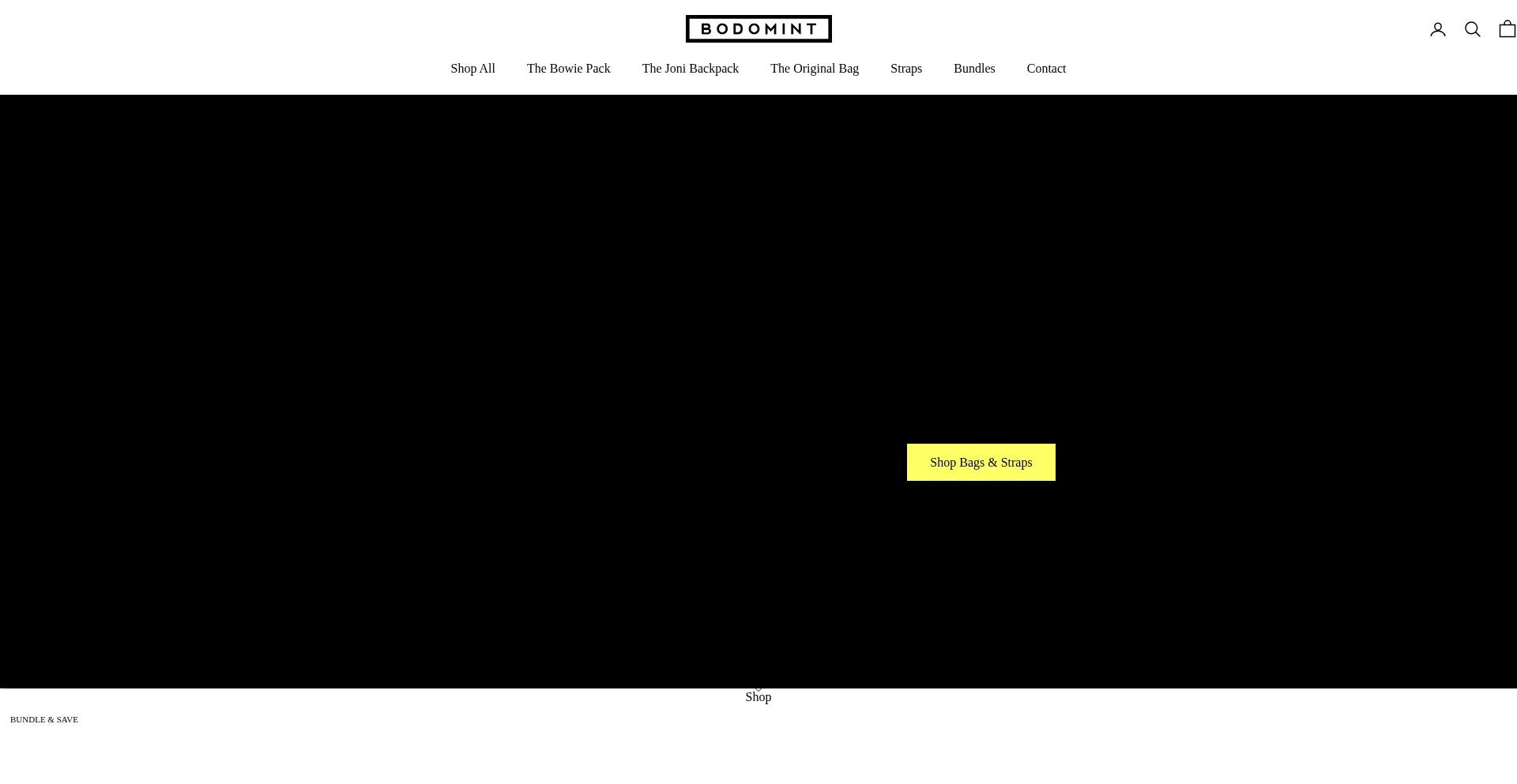 Website screenshot of Bodomint.com