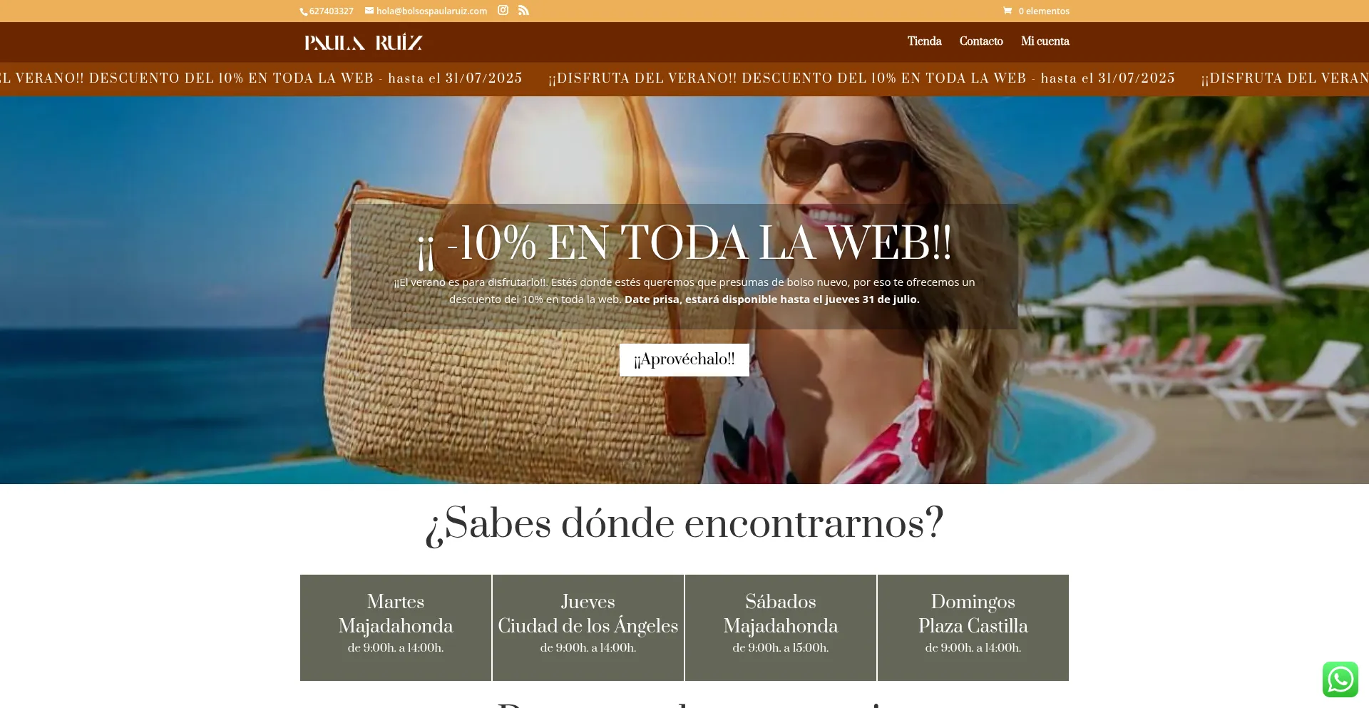 Website screenshot of Bolsospaularuiz.com