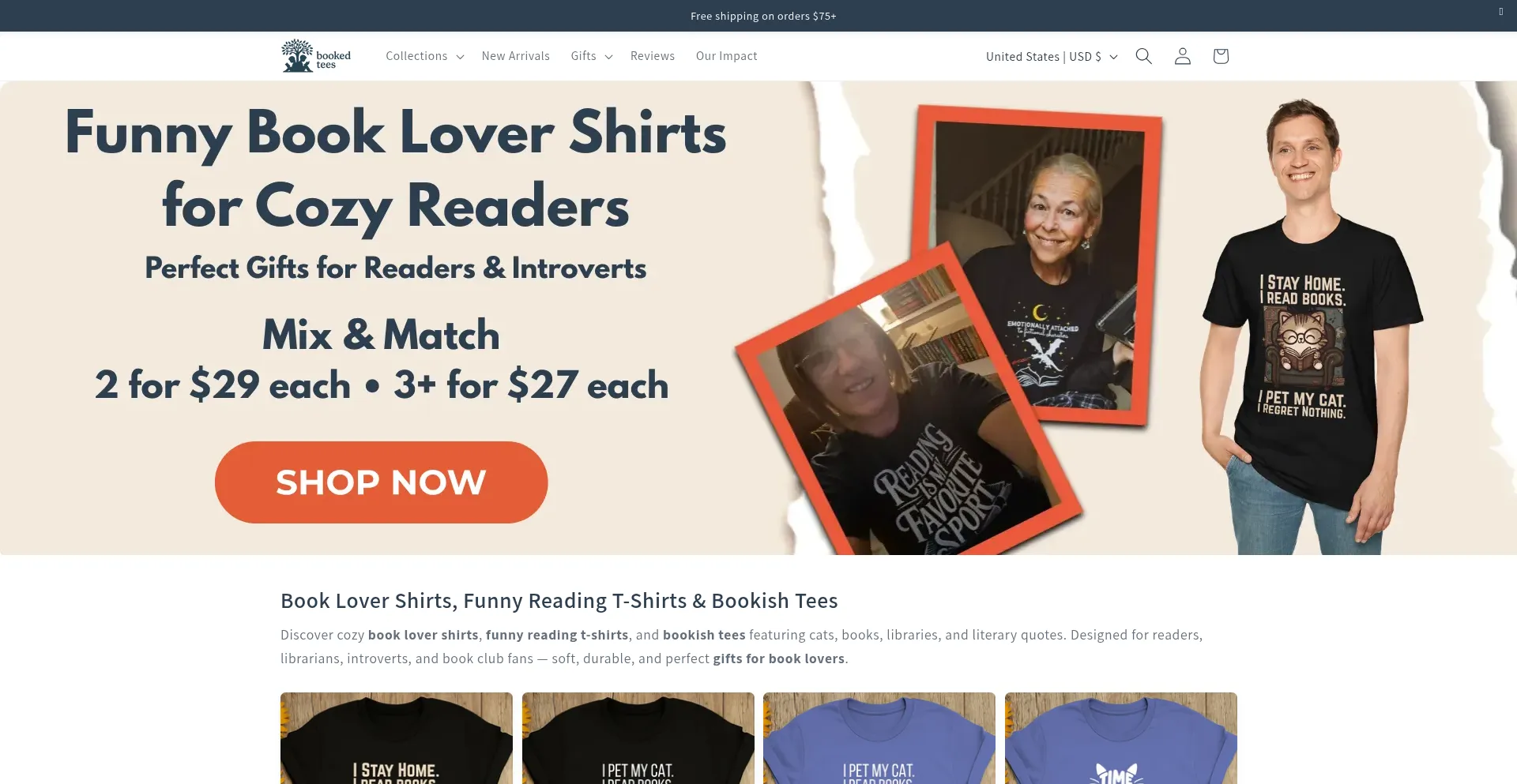 Bookedtees.com