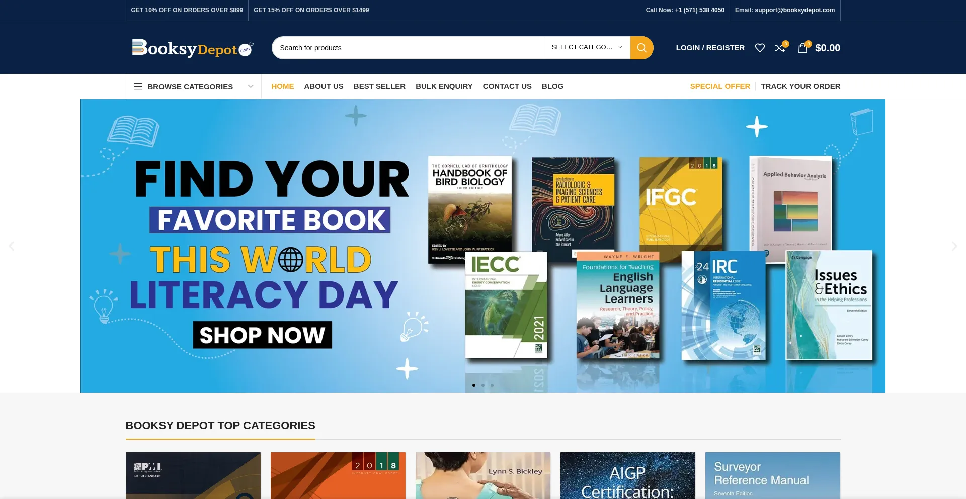 Booksydepot.com Screenshot
