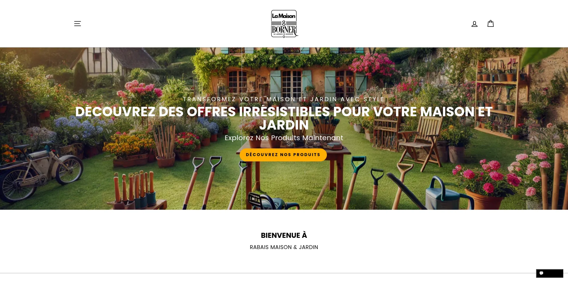 Website screenshot of Borner.company