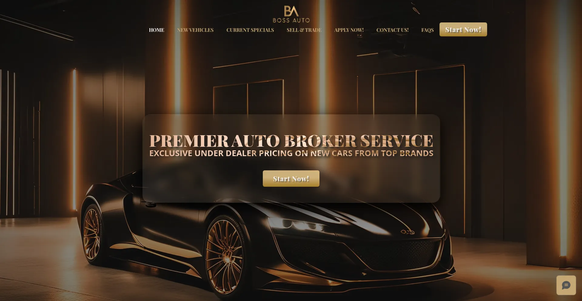 Website screenshot of Bossautousa.com