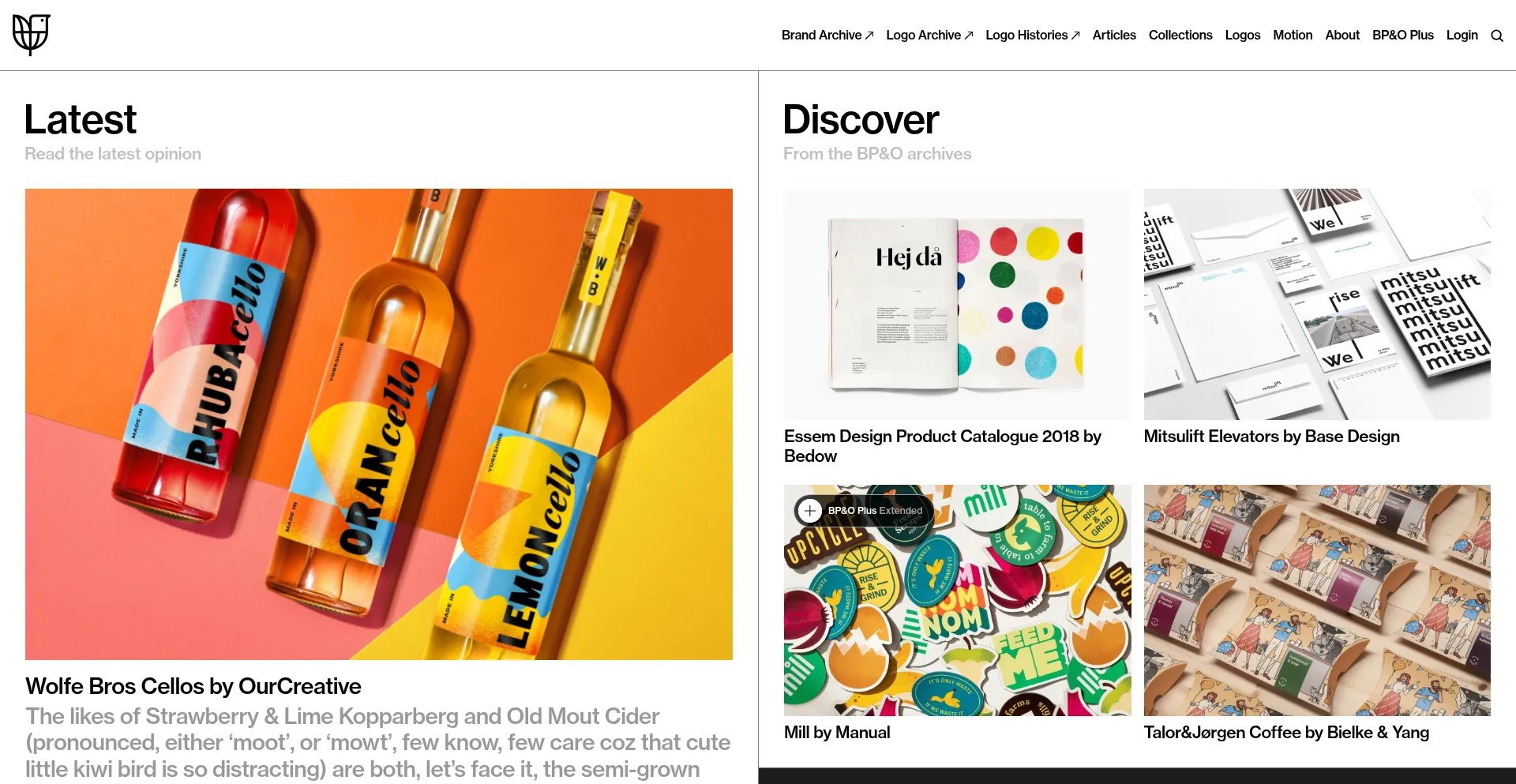 Website screenshot of Bpando.org