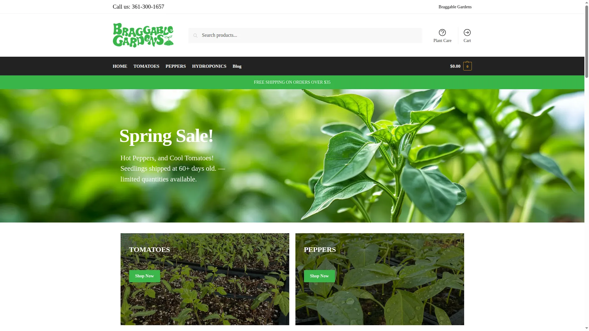 Braggablegardens.com
