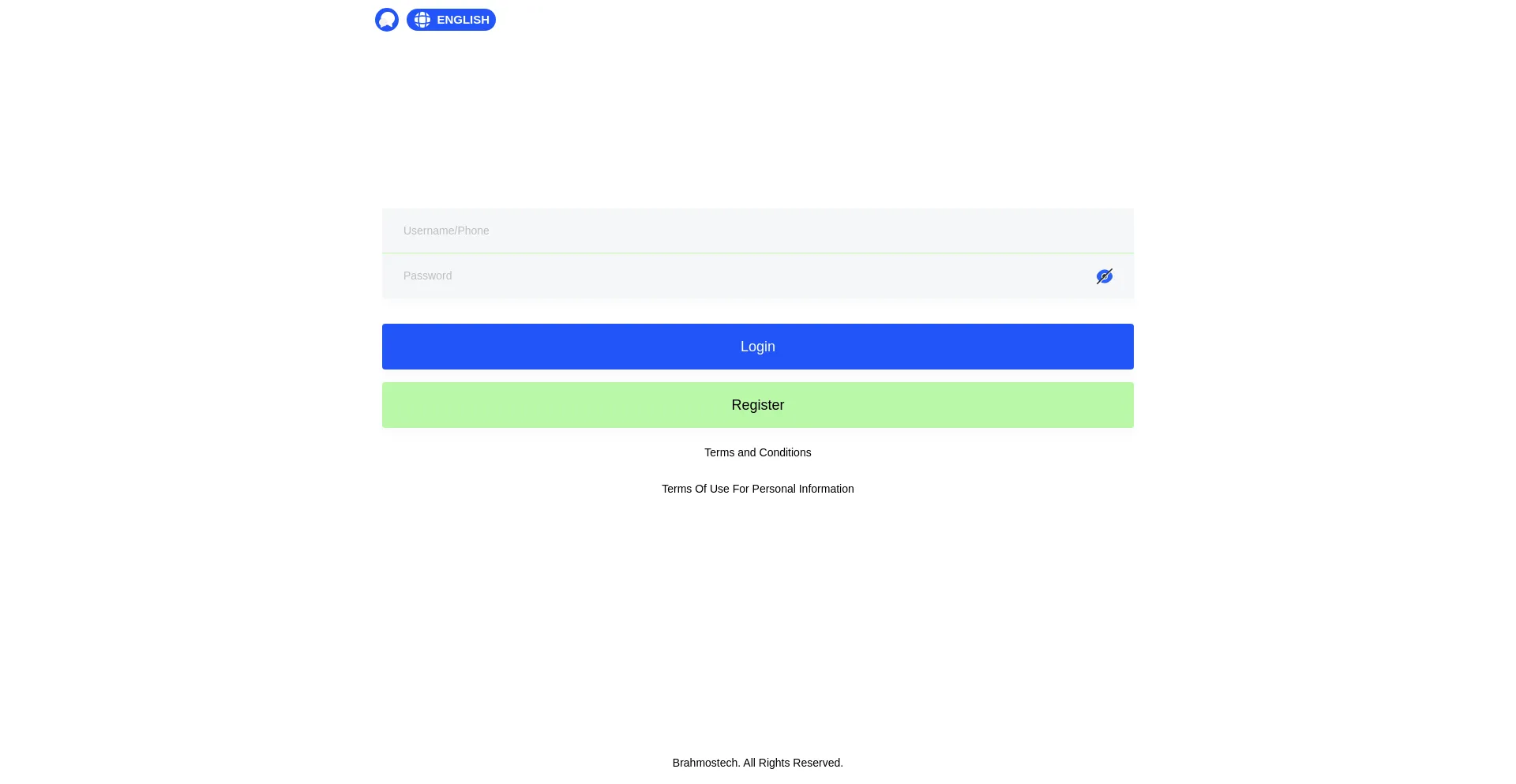 Website screenshot of Brahmostech.buzz