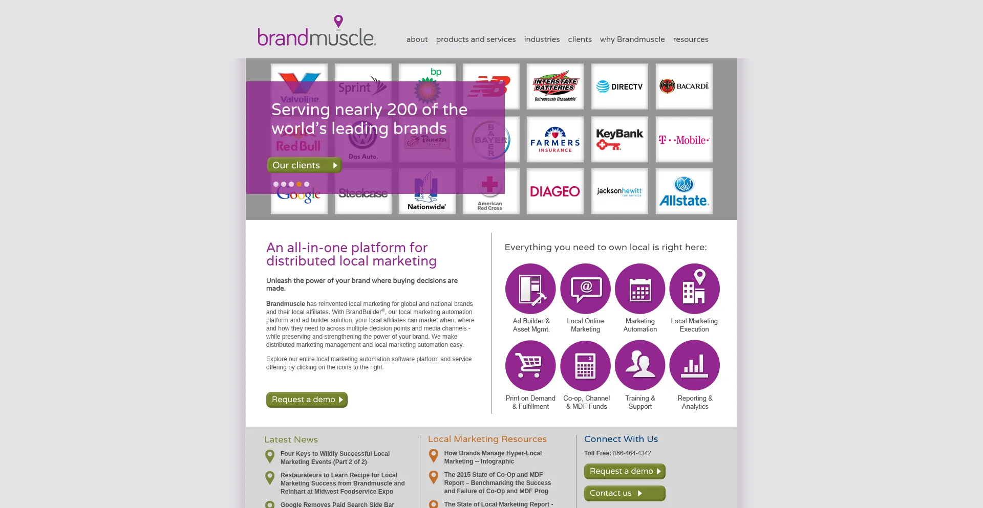 Website screenshot of Brandassembler.com