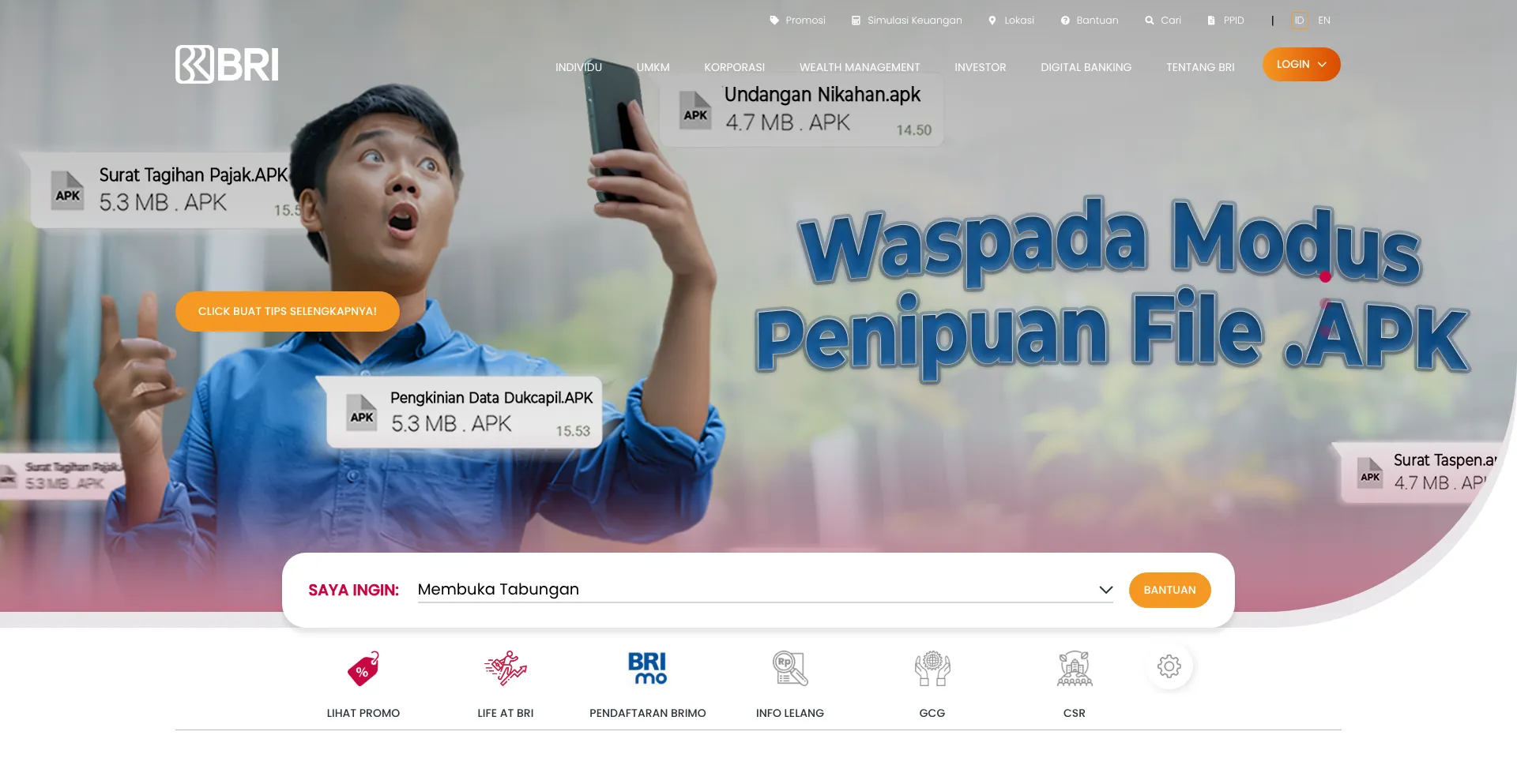 Bri.co.id Screenshot