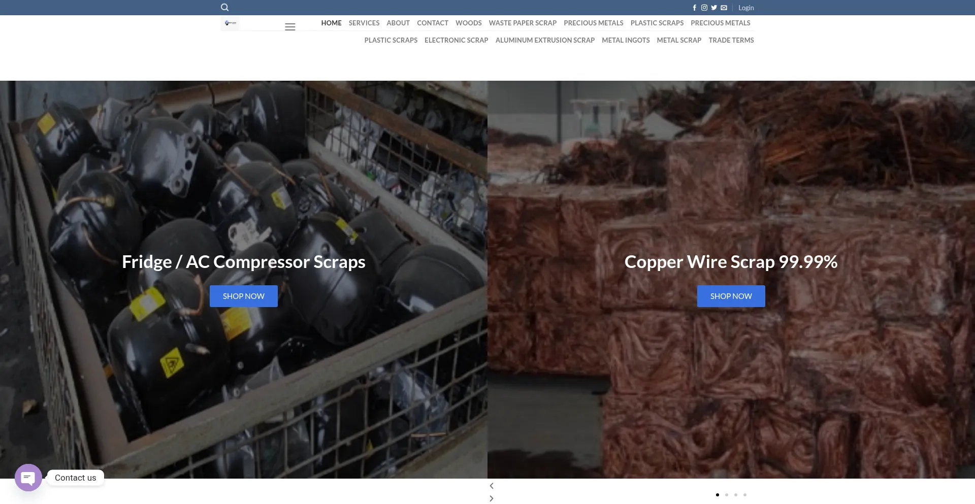 Website screenshot of Brightslightgrp.com