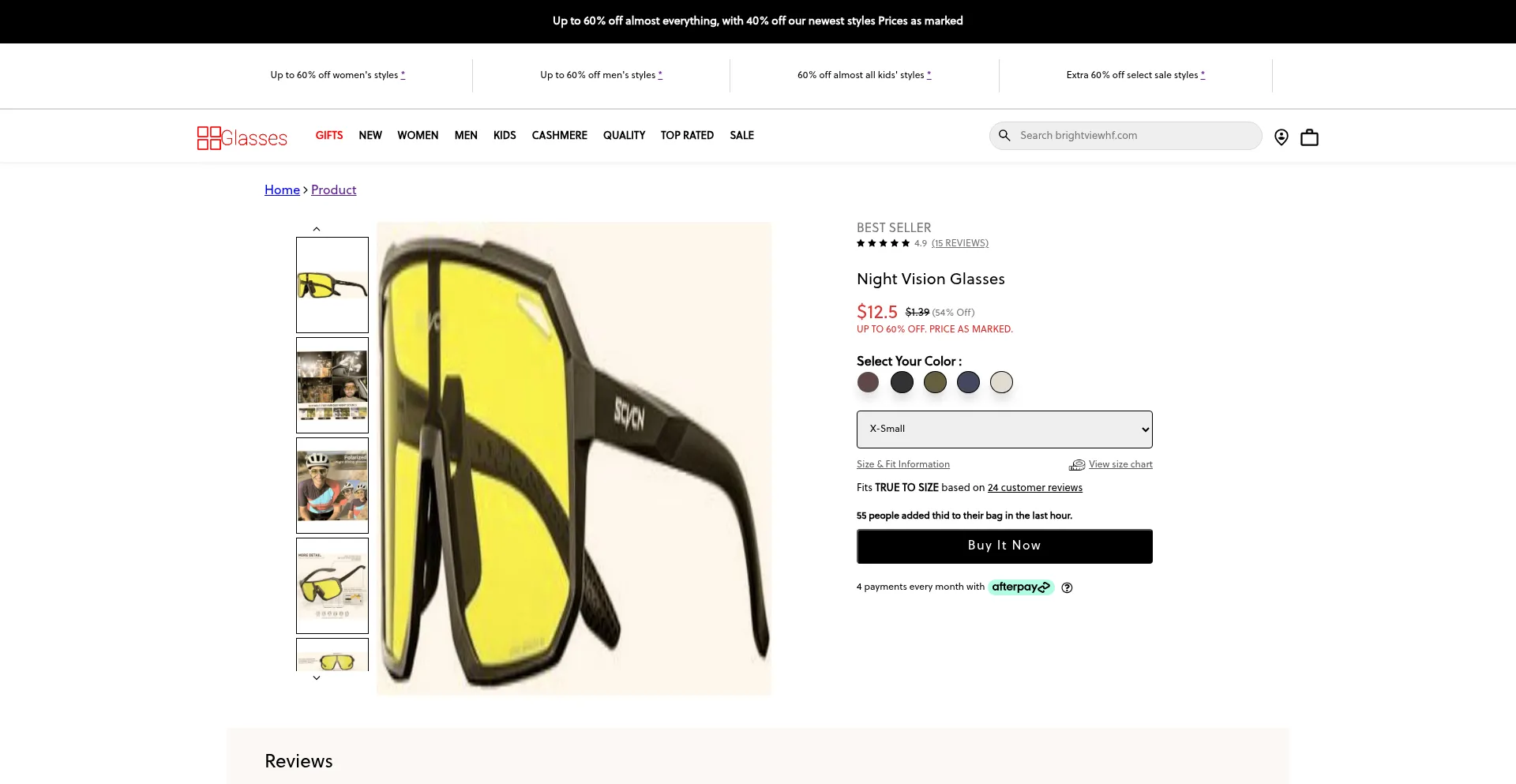 Website screenshot of Brightviewhf.com