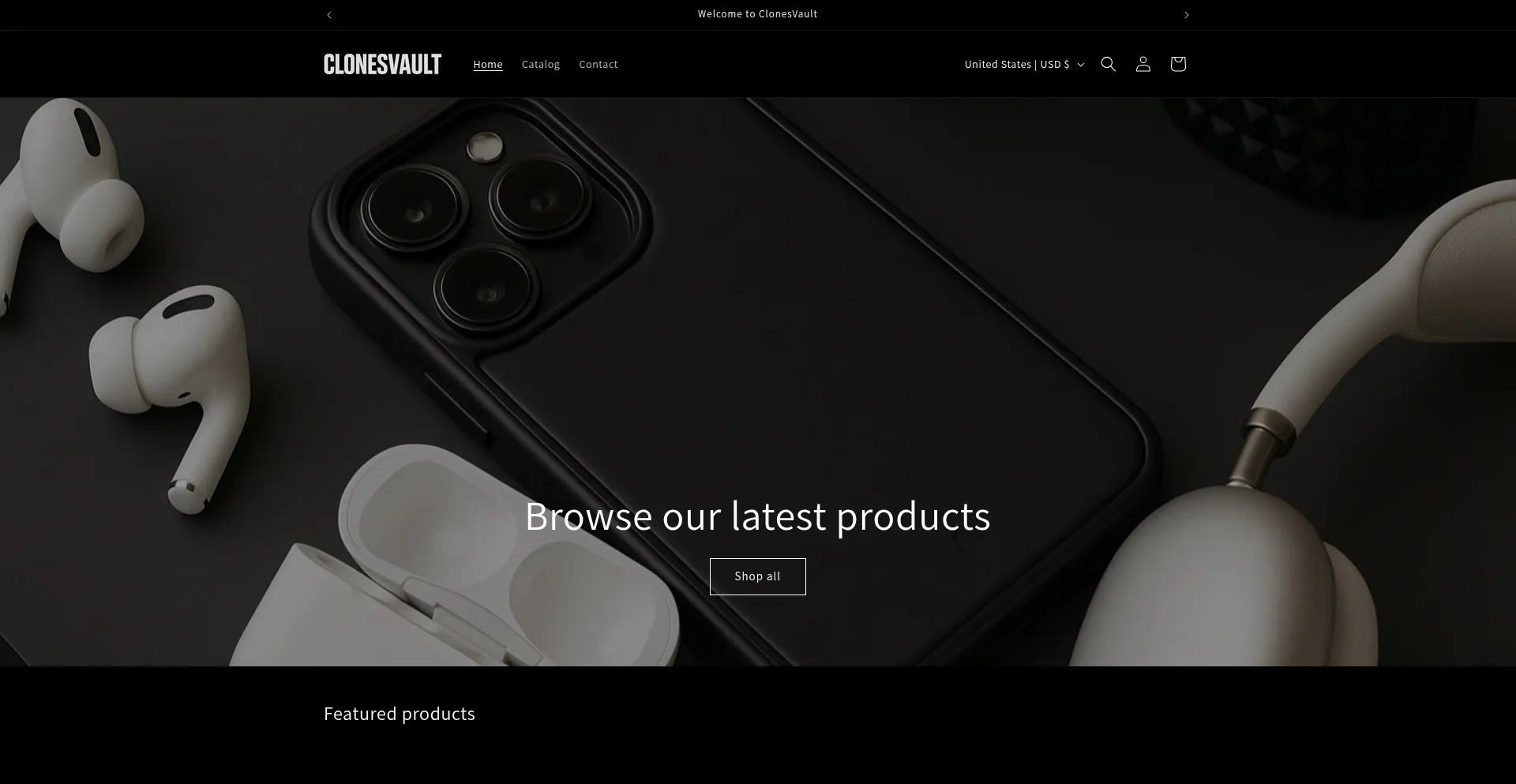Website screenshot of Brpsupply.shop