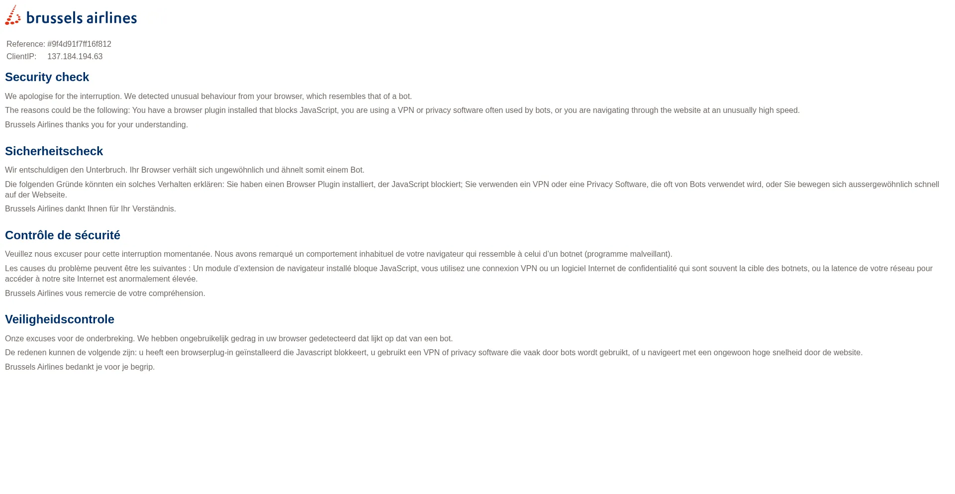 Brusselsairlines.com