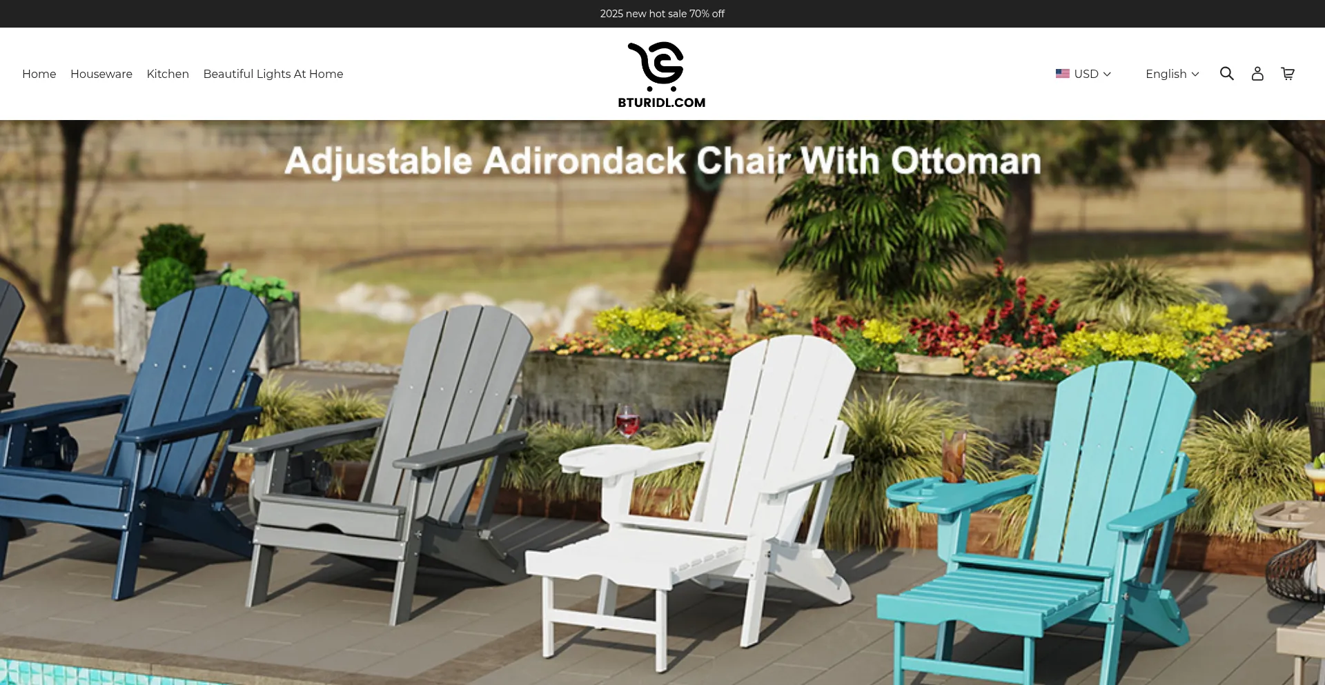 Website screenshot of Bturidl.com