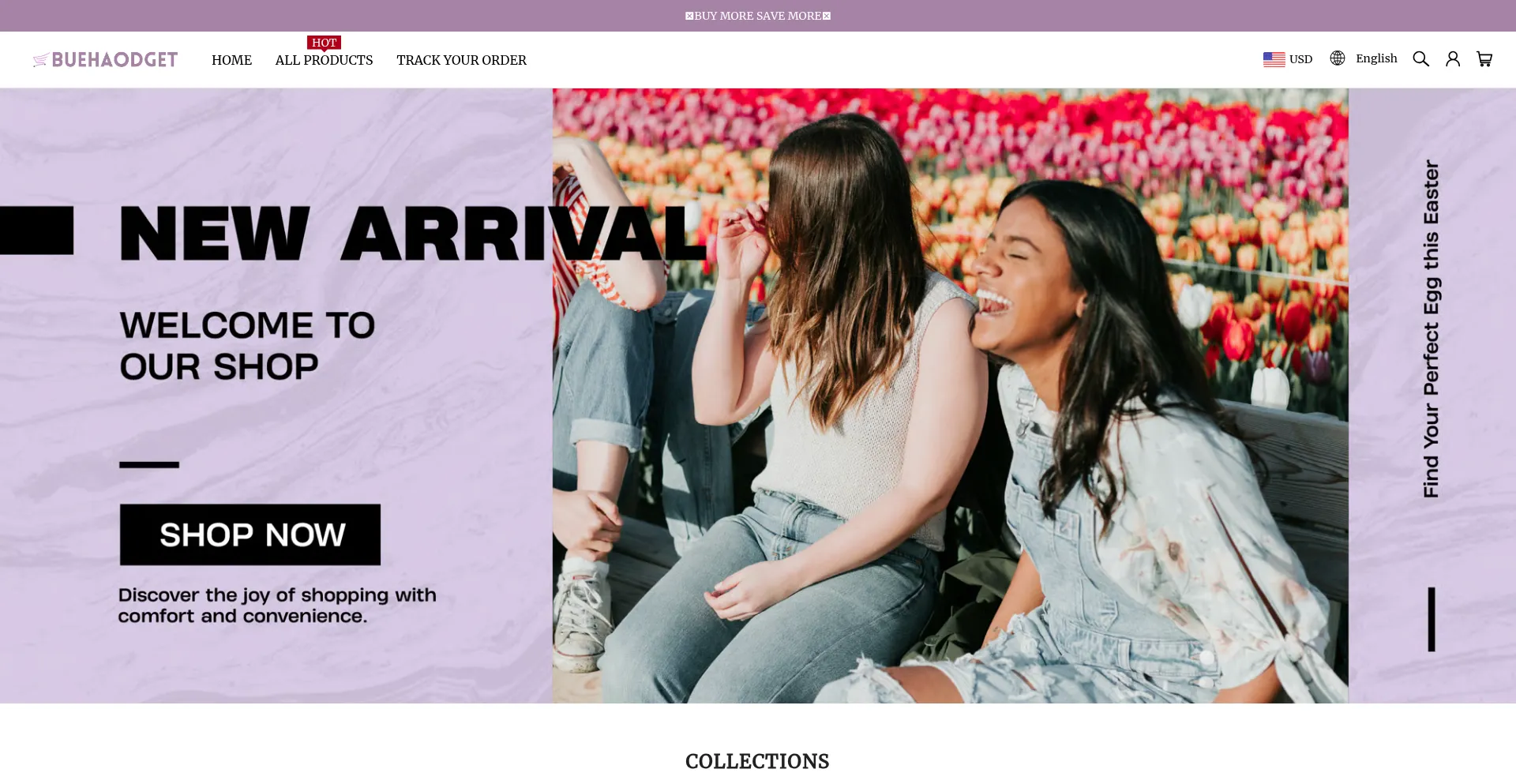 Website screenshot of Buehaodget.com