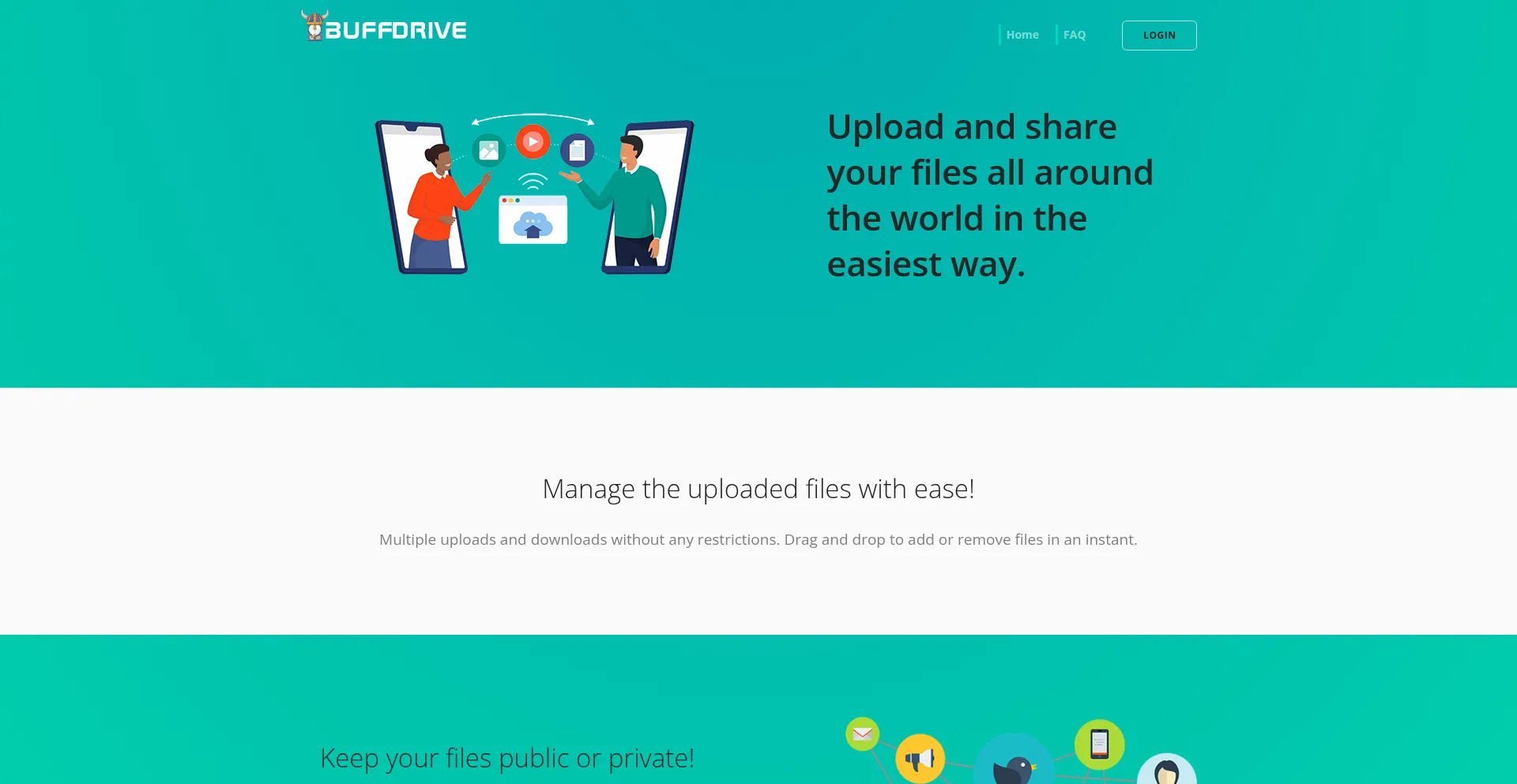Buffdrive.com Screenshot