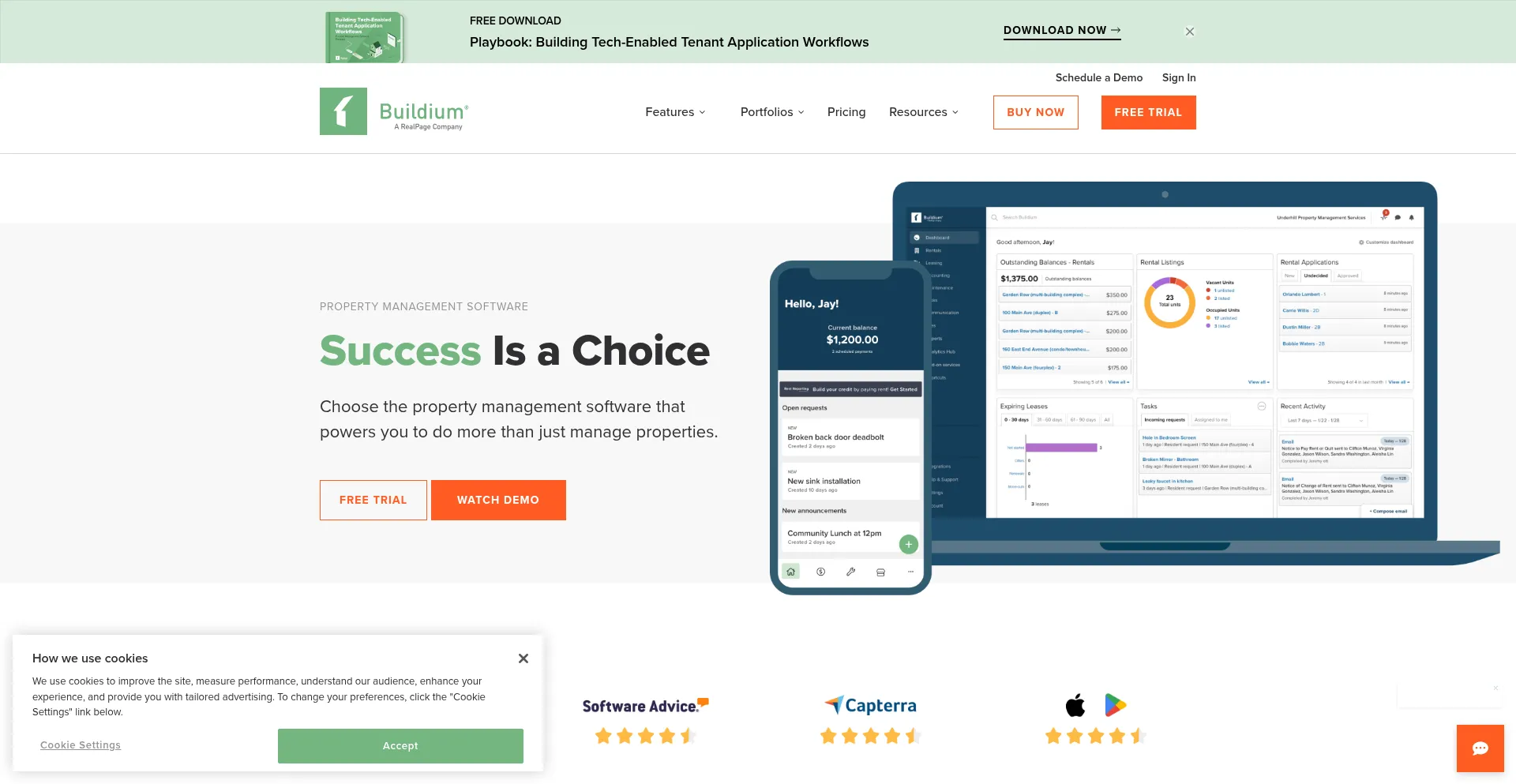 Buildium.com Screenshot