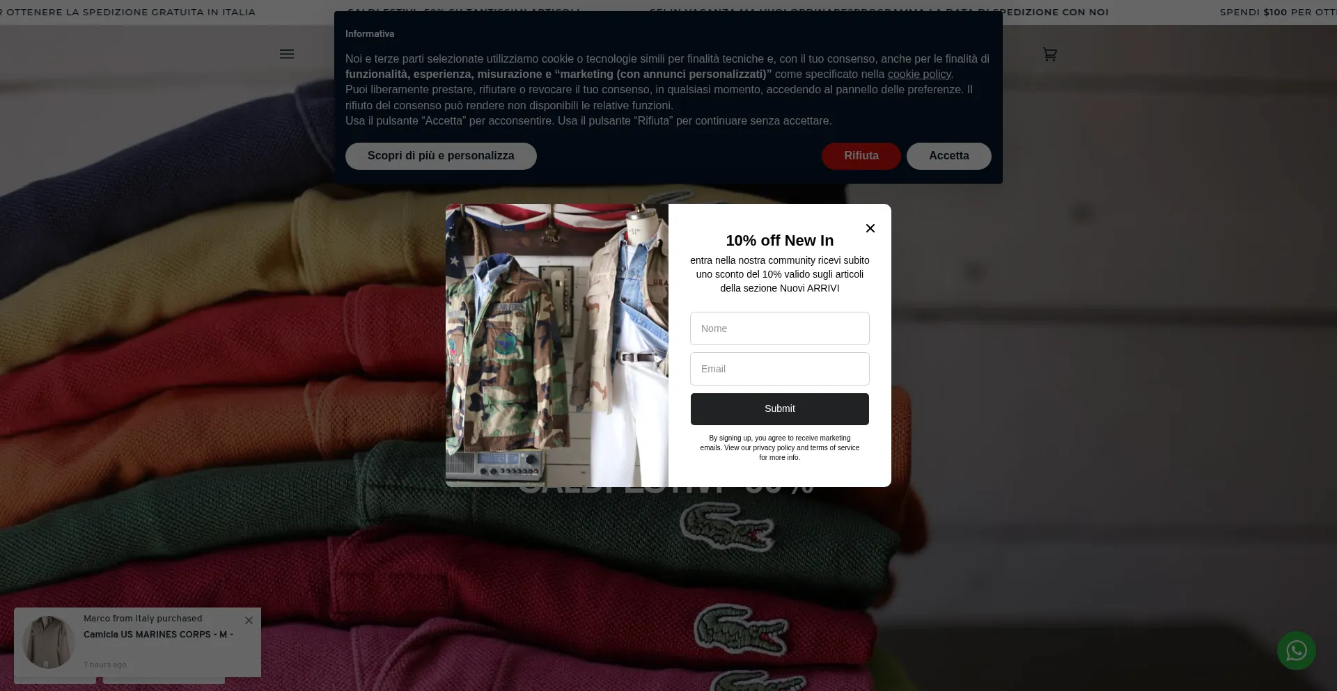 Website screenshot of Bunker-depot.com