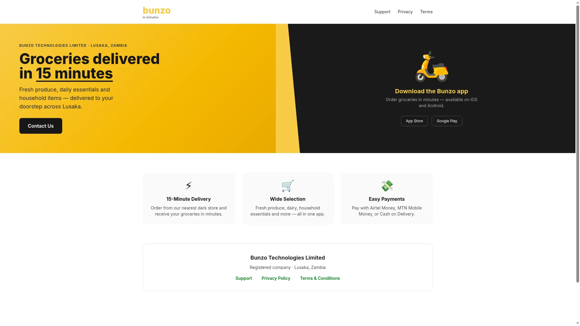 Bunzodelivery.com