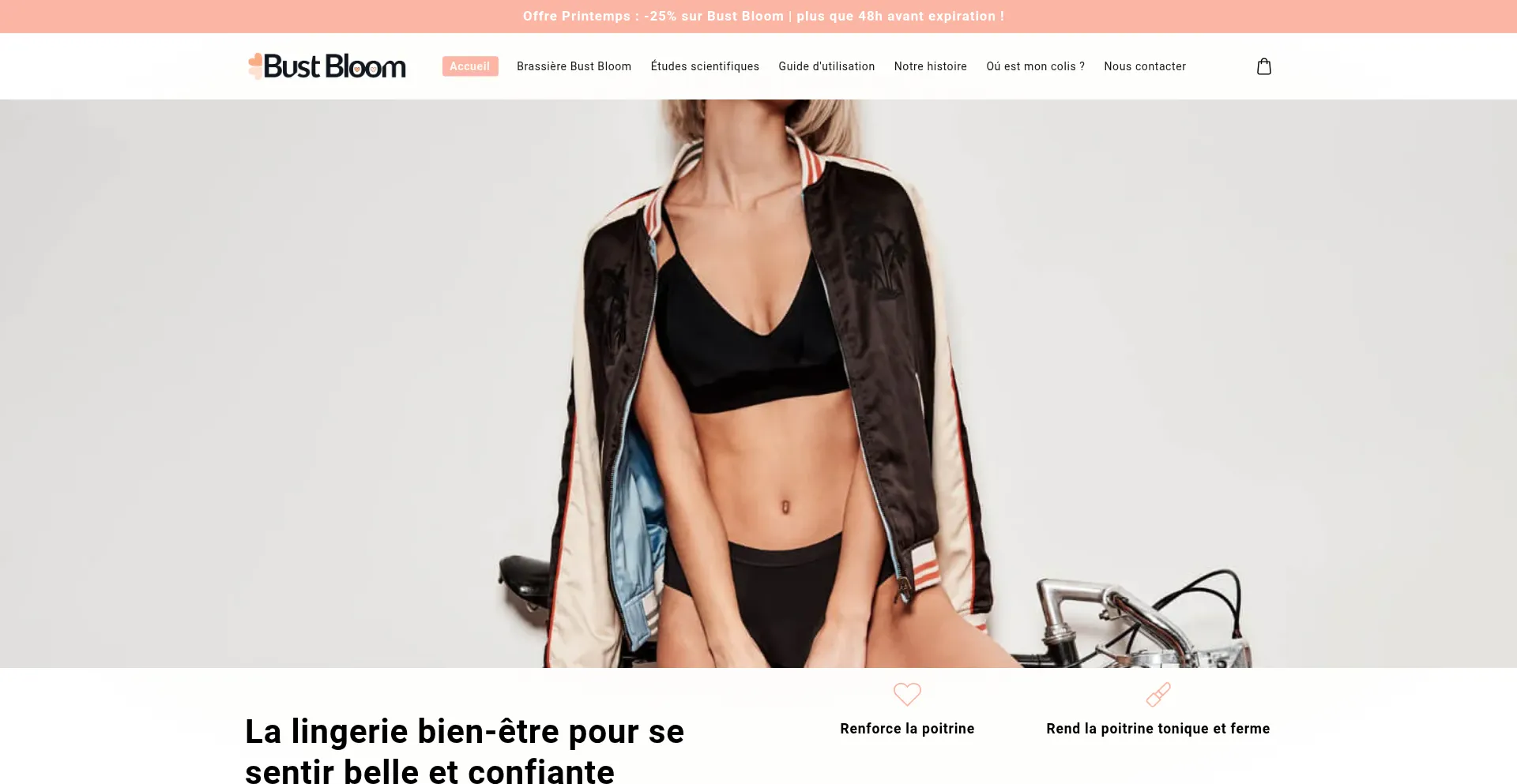 Website screenshot of Bustbloom.com