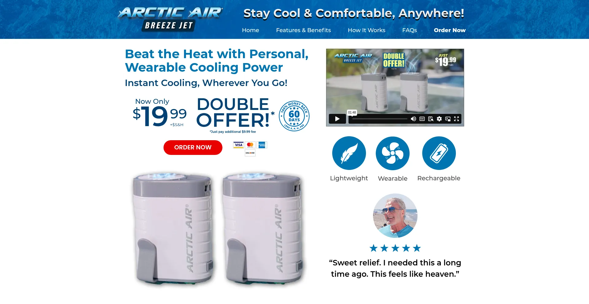 Website screenshot of Buybreezejet.com