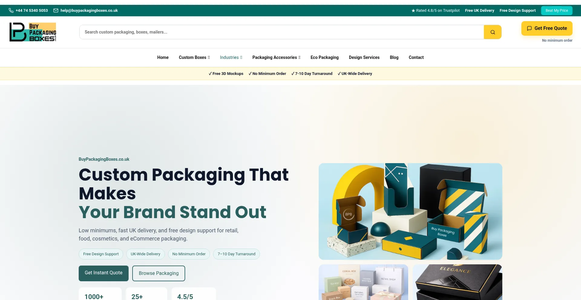Buypackagingboxes.co.uk