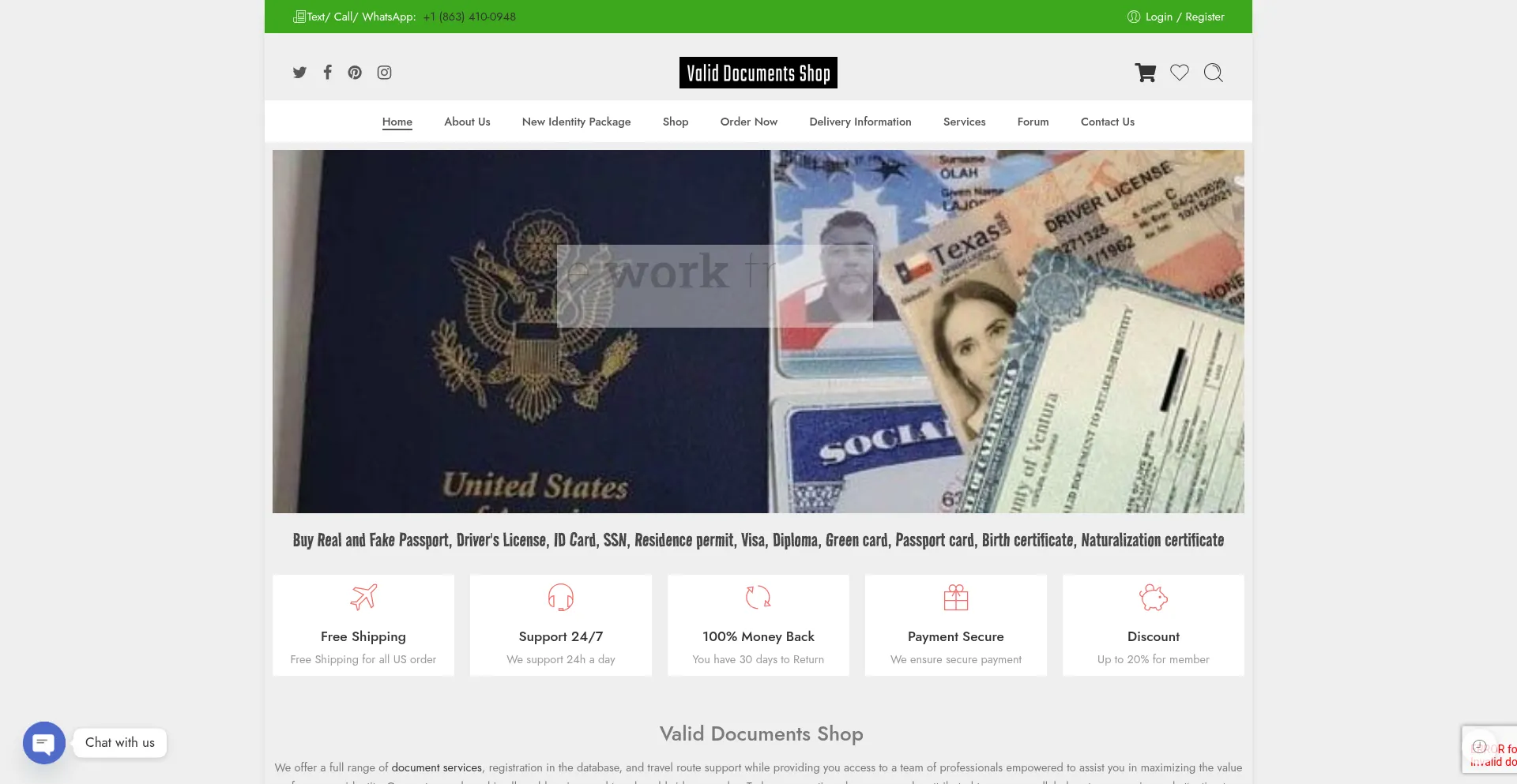 Buyvaliddocuments.com est-il Sûr et Fiable ?