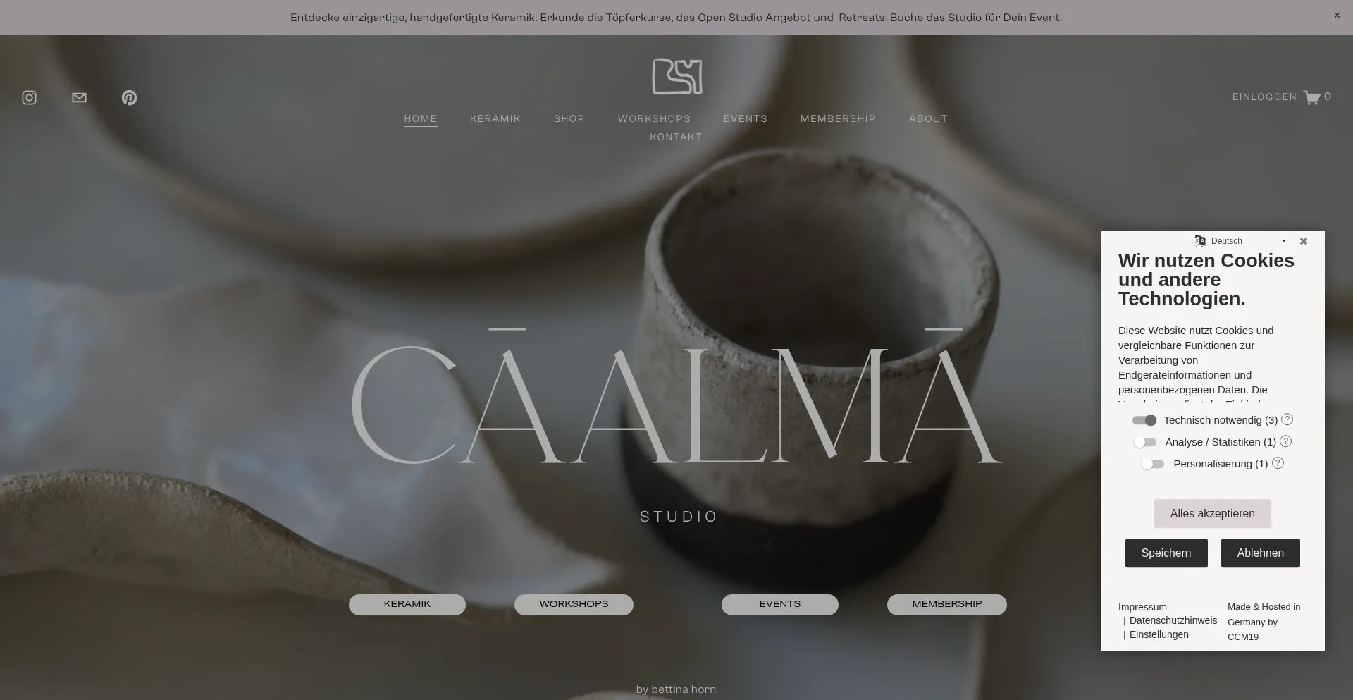 Caalma-studio.com Screenshot