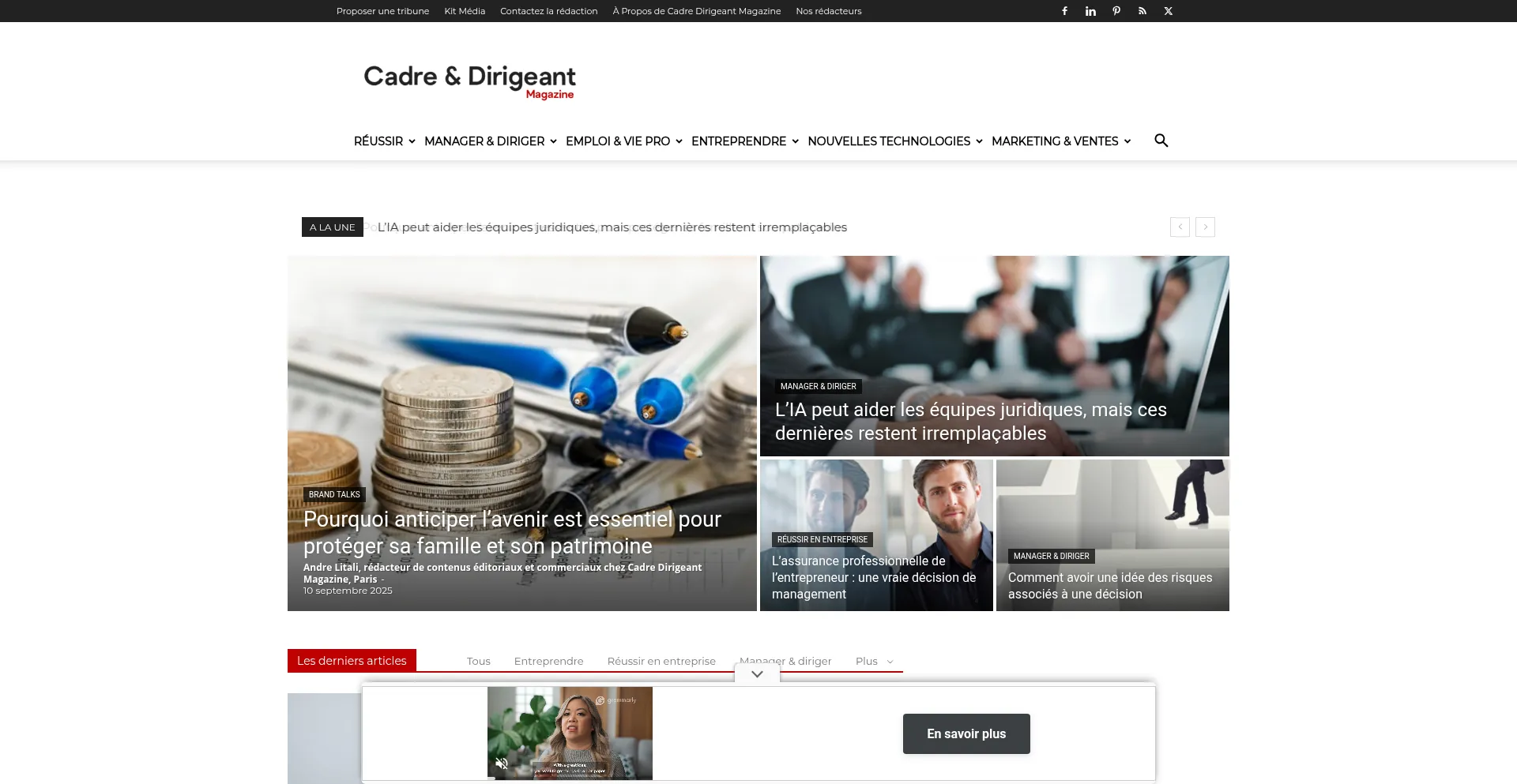 Cadre-dirigeant-magazine.com est-il Sûr et Fiable ?
