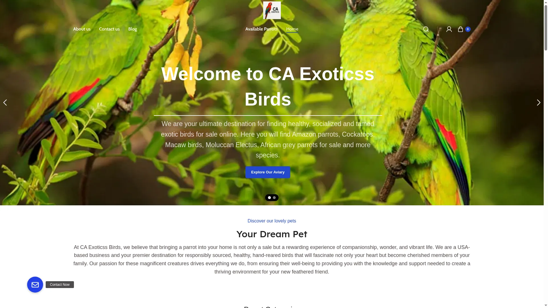 Caexoticssbirds.com