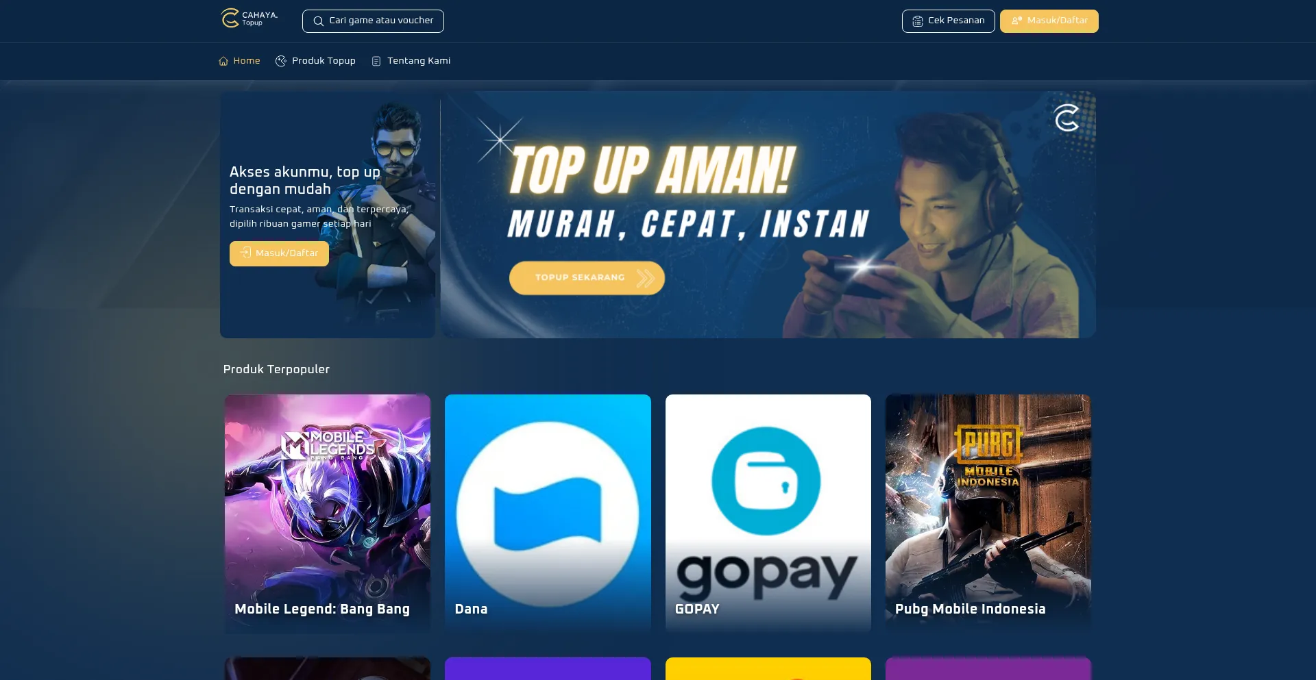 Cahayatopup.com