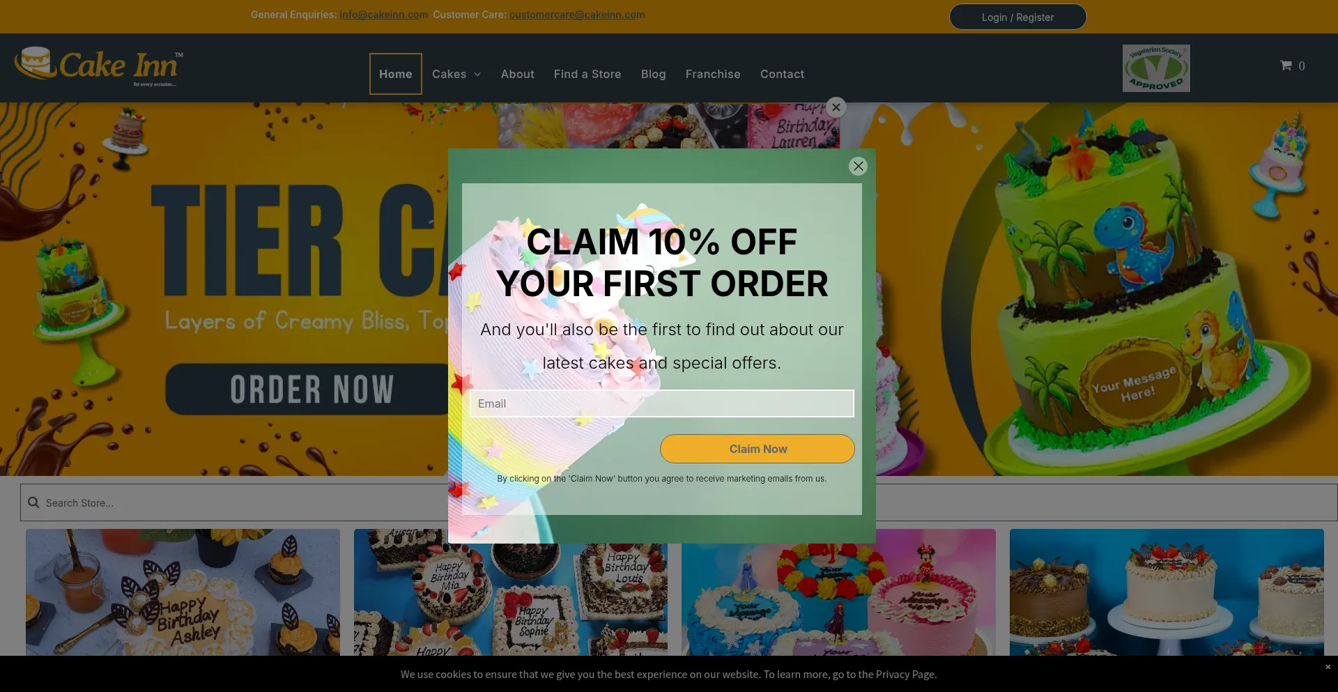Cakeinn.co.uk est-il Sûr et Fiable ?