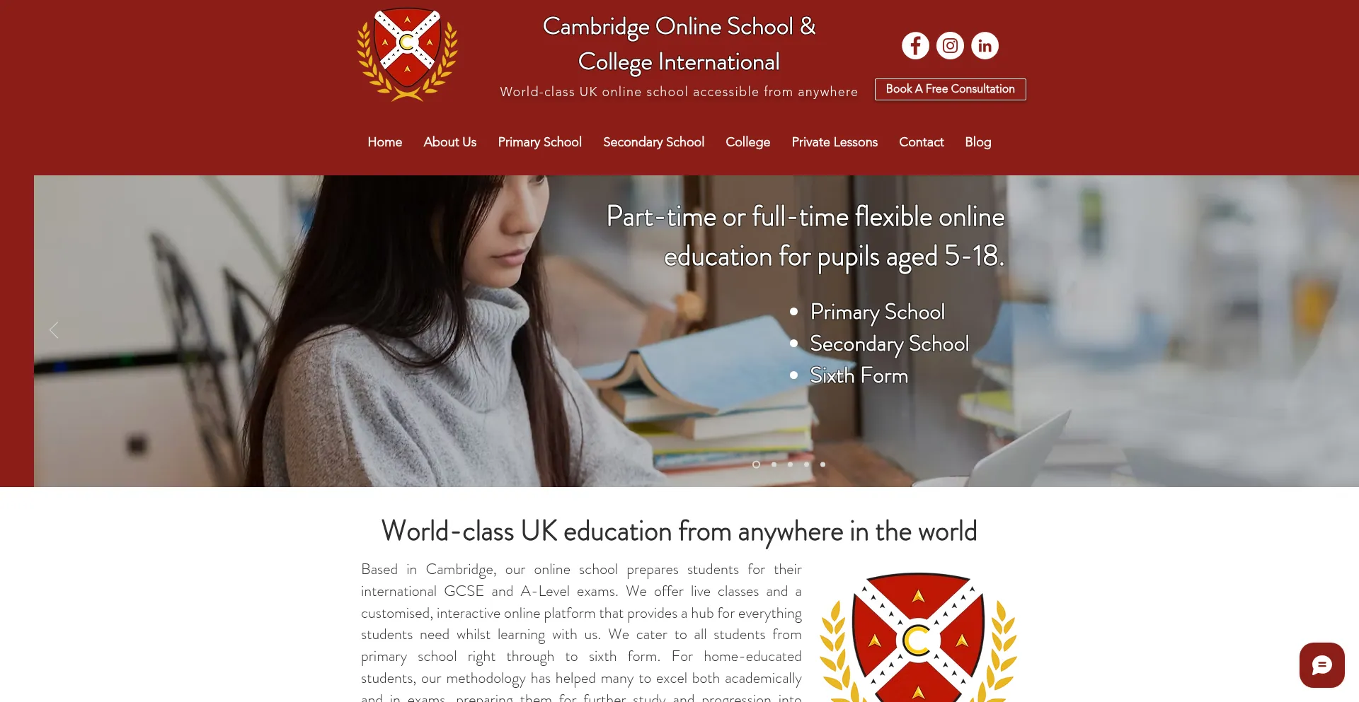 Cambridgeonlineschool.co.uk