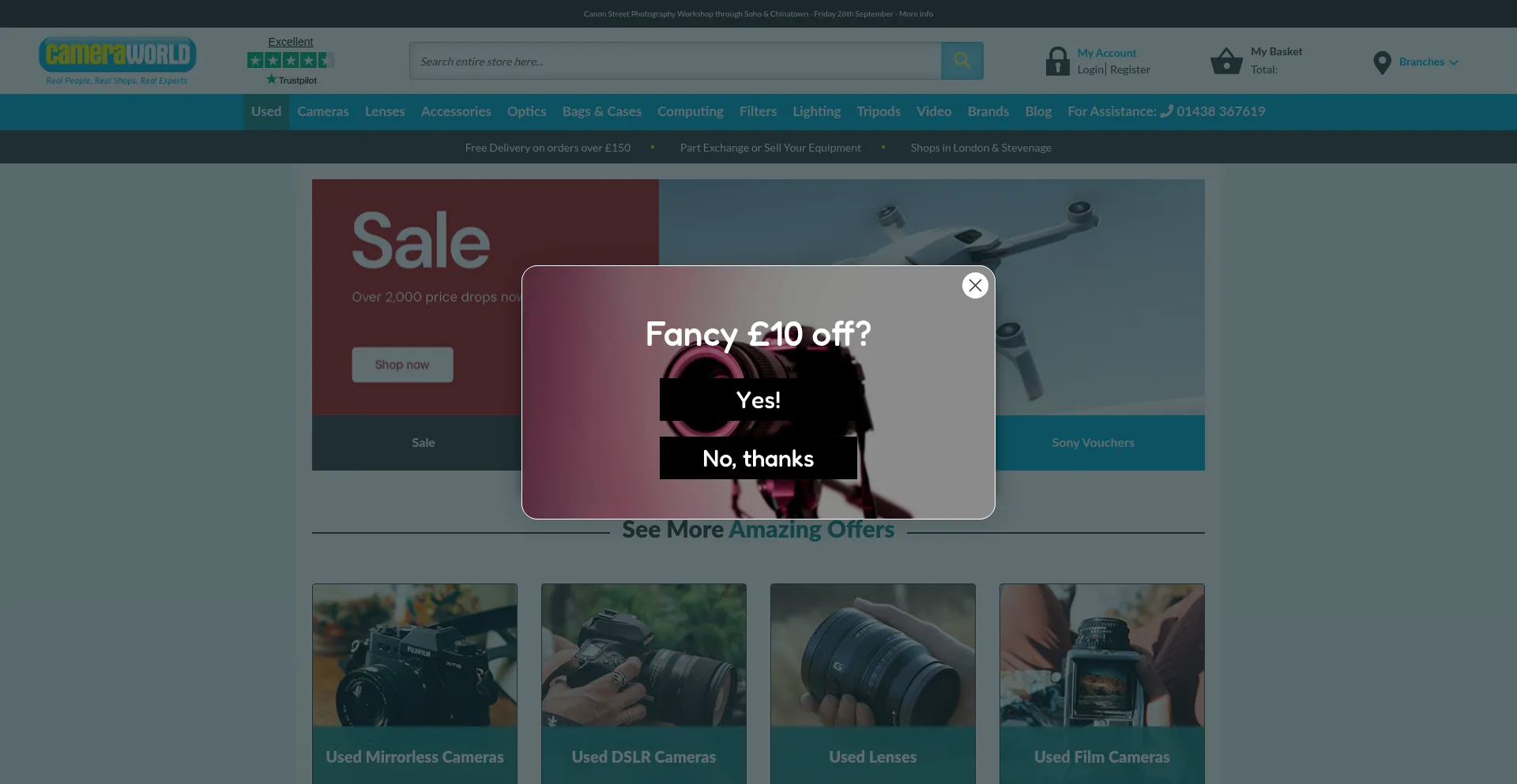 Cameraworld.co.uk est-il Sûr et Fiable ?