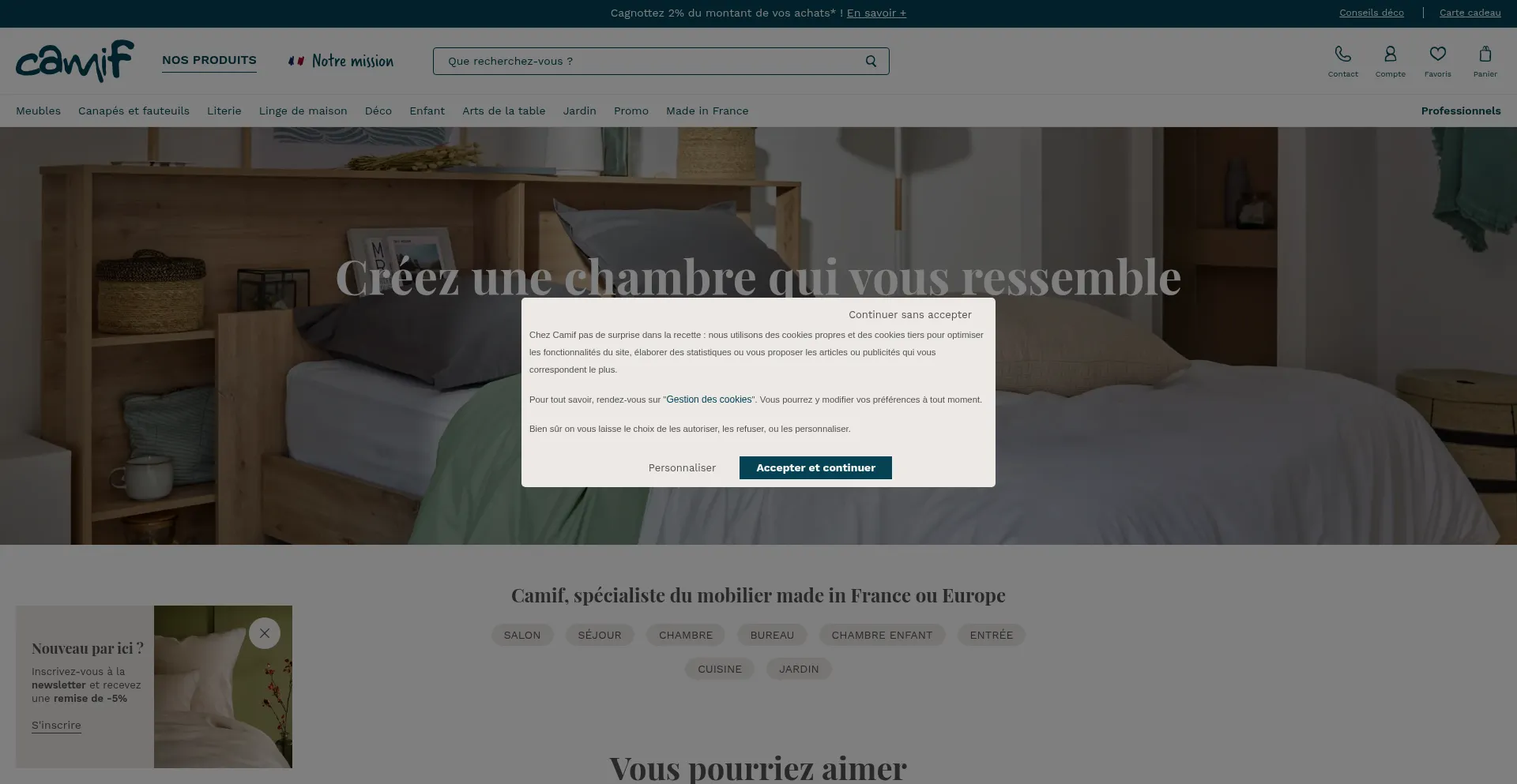 Camif.fr est-il Sûr et Fiable ?