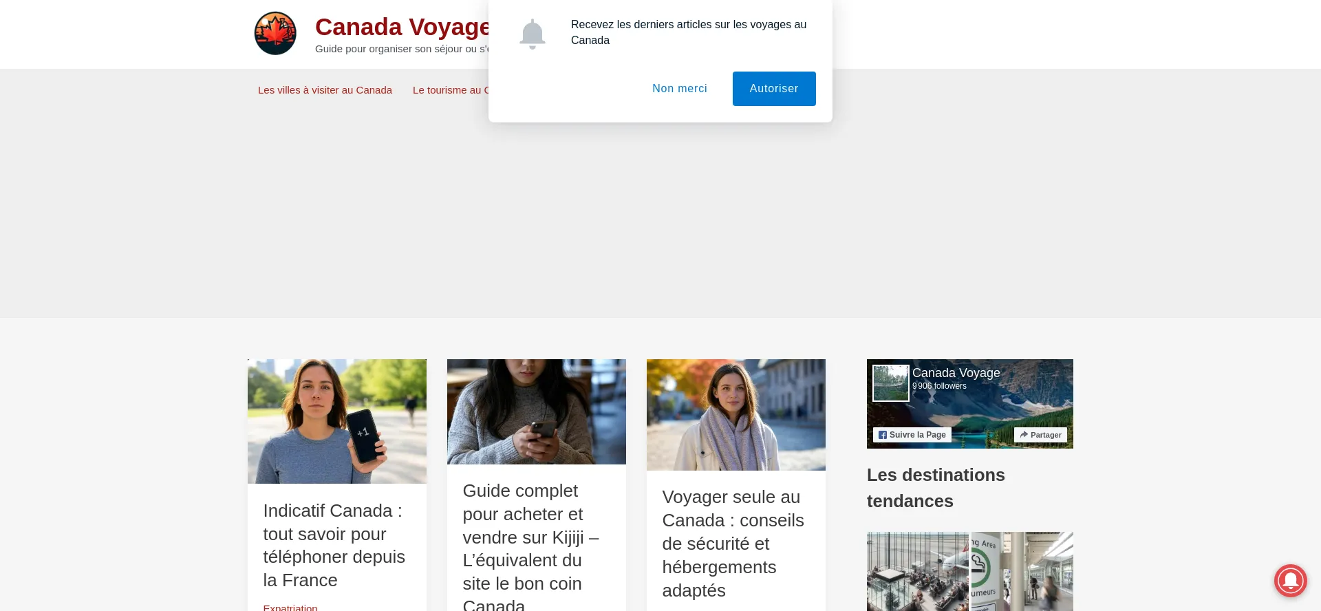 Canada-voyage.net