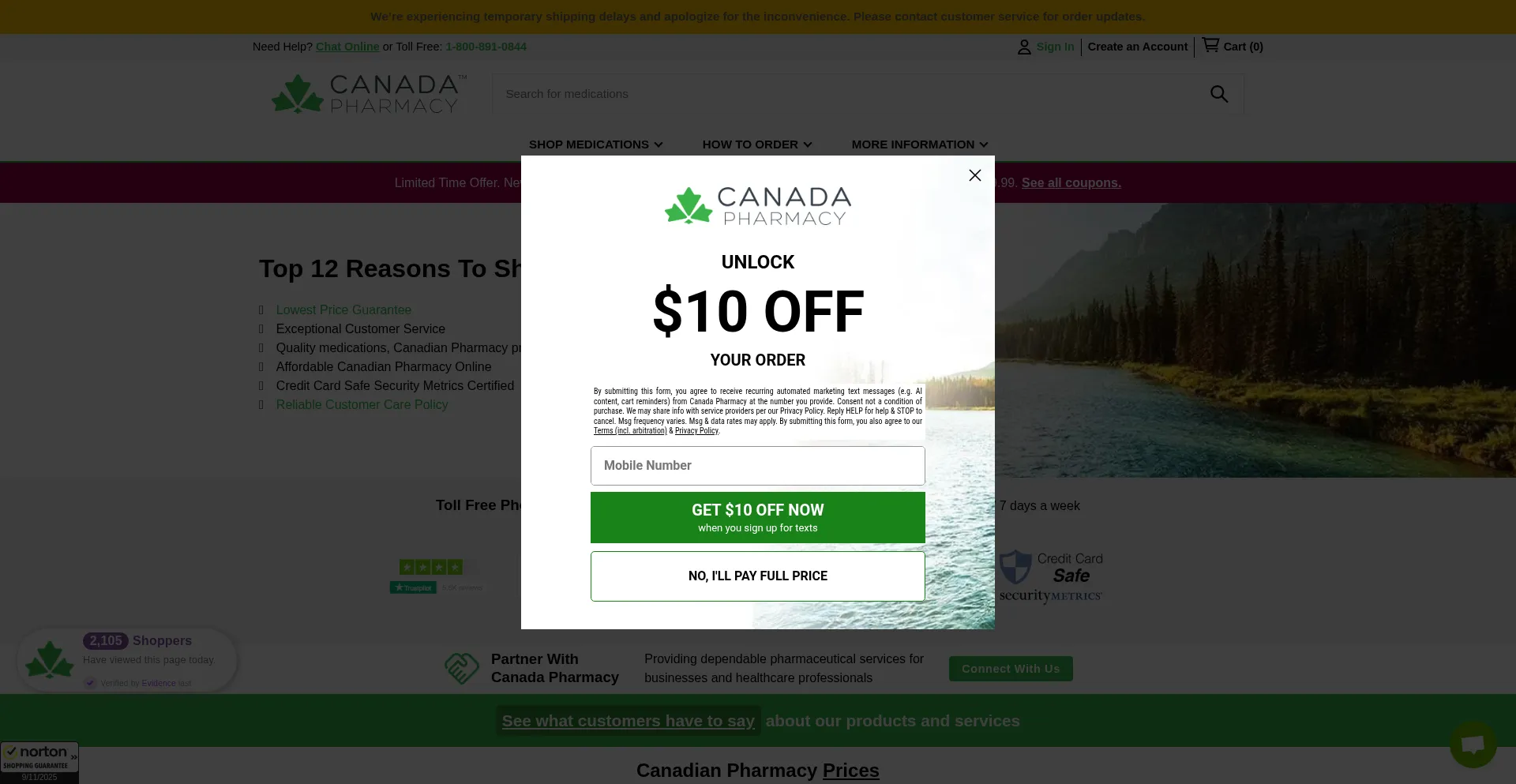 Canadapharmacy.com est-il Sûr et Fiable ?