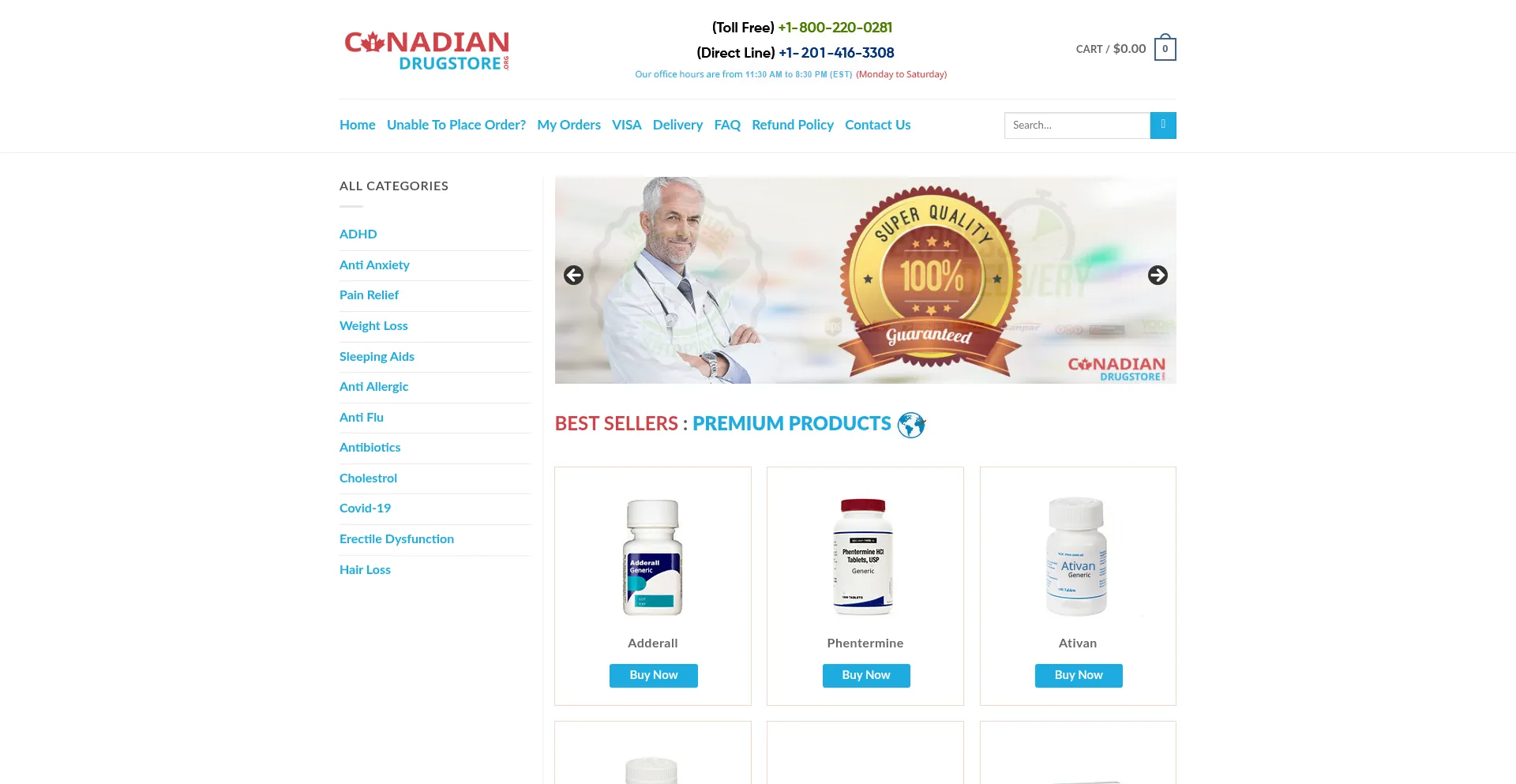 Canadiandrugstore.org est-il Sûr et Fiable ?
