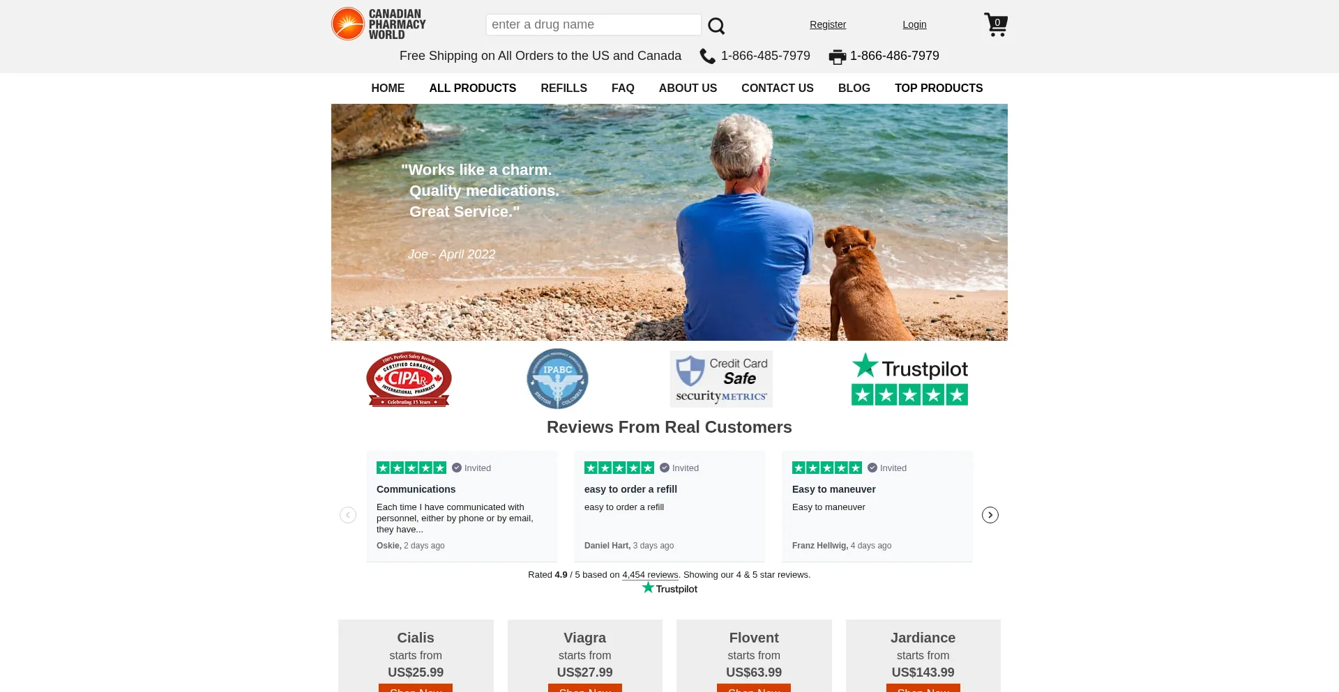 Canadianpharmacyworld.com est-il Sûr et Fiable ?