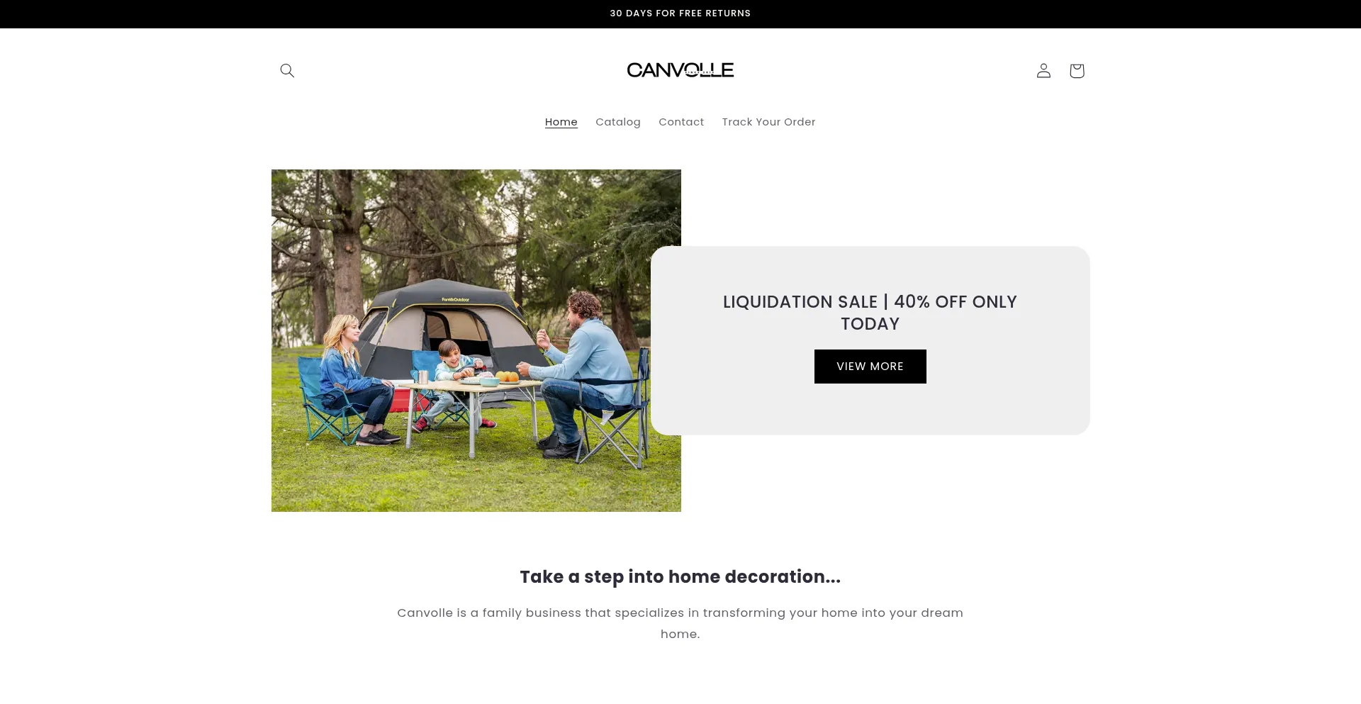 Canvolle.com Screenshot